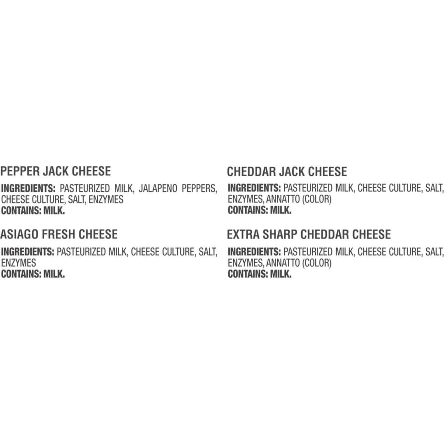 Bandeja de Queso Cracker Barrel 48 Rodajas Pepper Jack, Cheddar