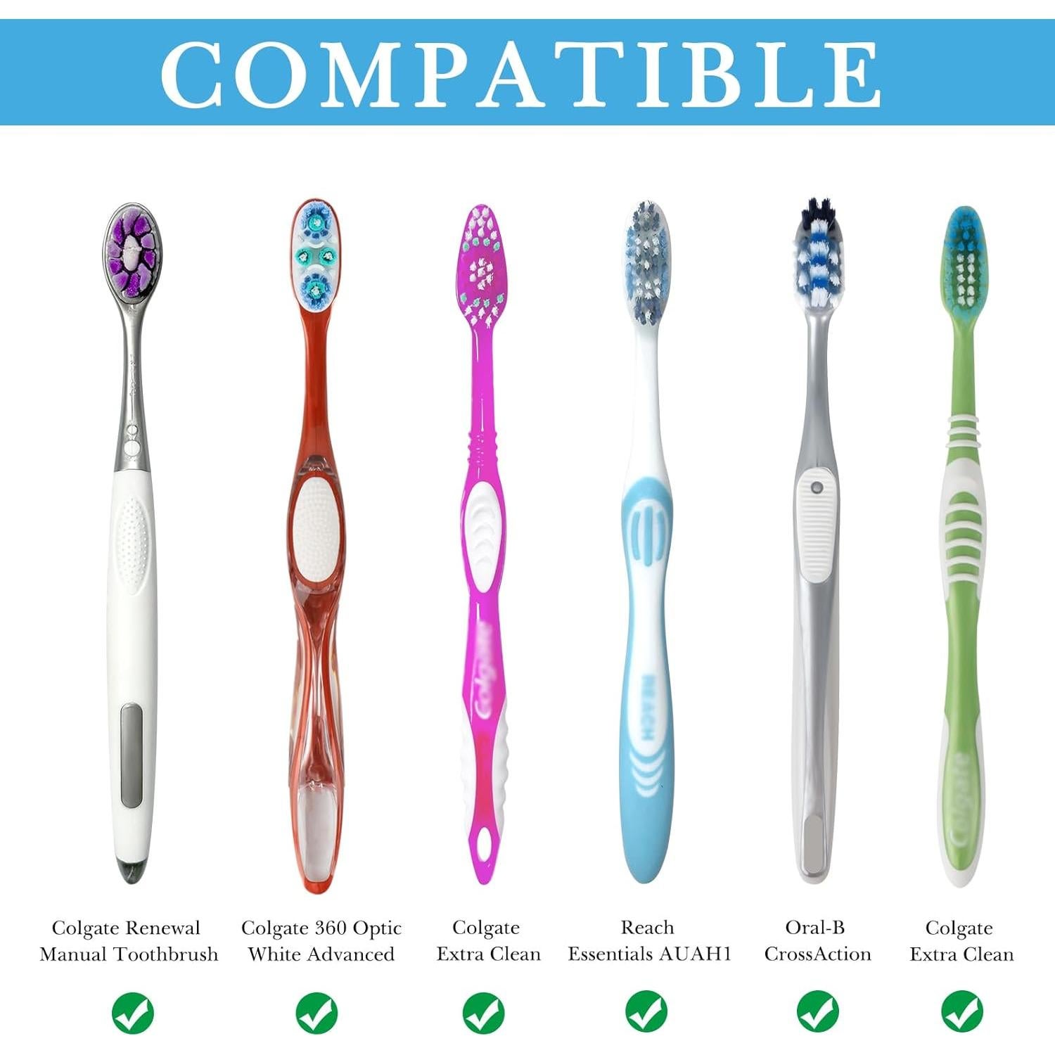 Soporte de Cepillos de Dientes Linkidea Gris con Tapa 5 Compartimentos