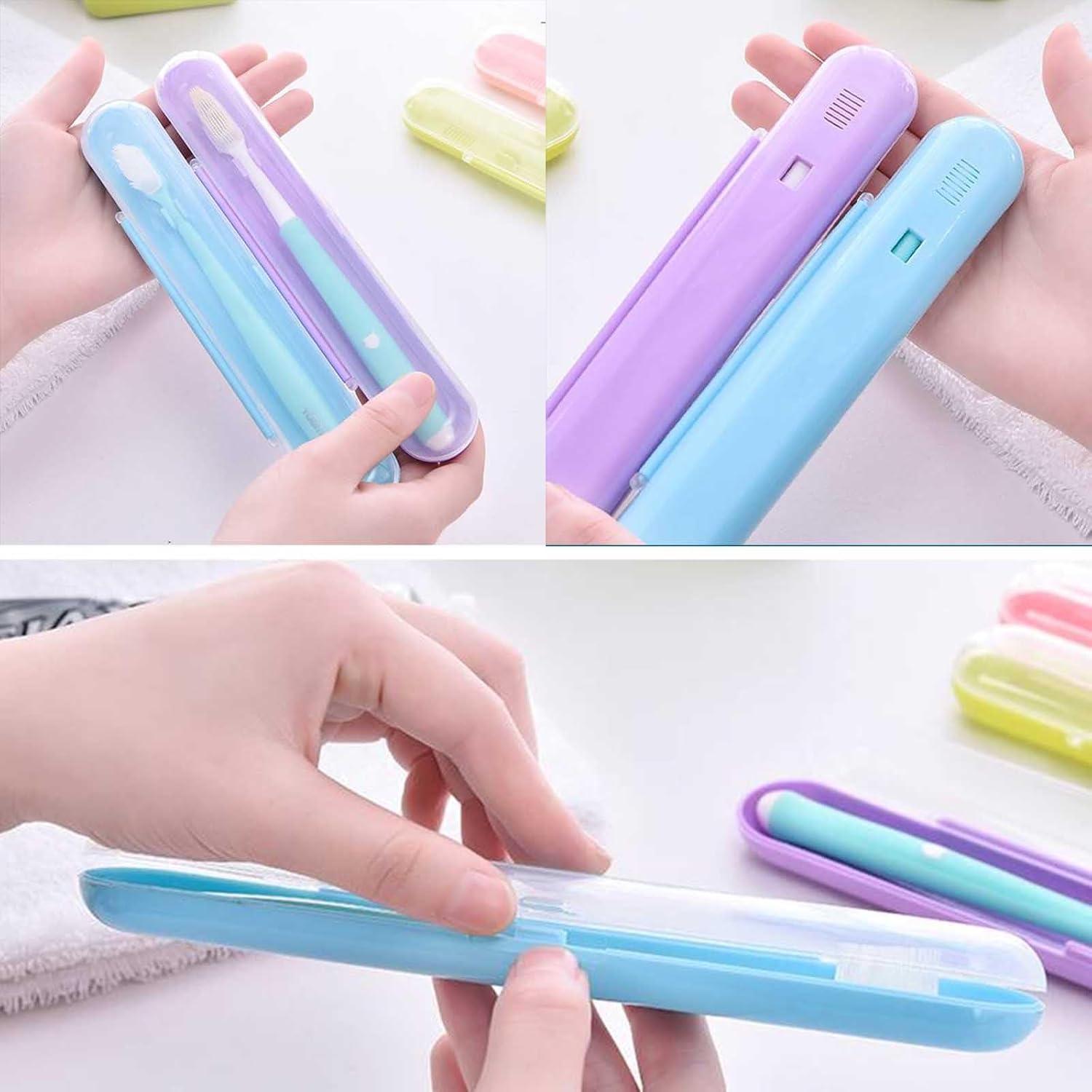 Estuche de Cepillo de Dientes de Viaje YS-004 - 4 Paquetes