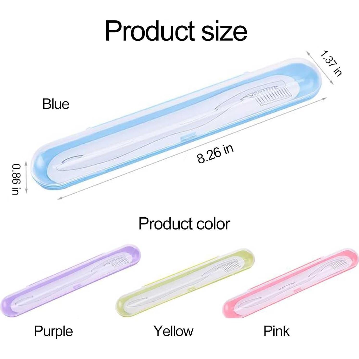 Estuche de Cepillo de Dientes de Viaje YS-004 - 4 Paquetes