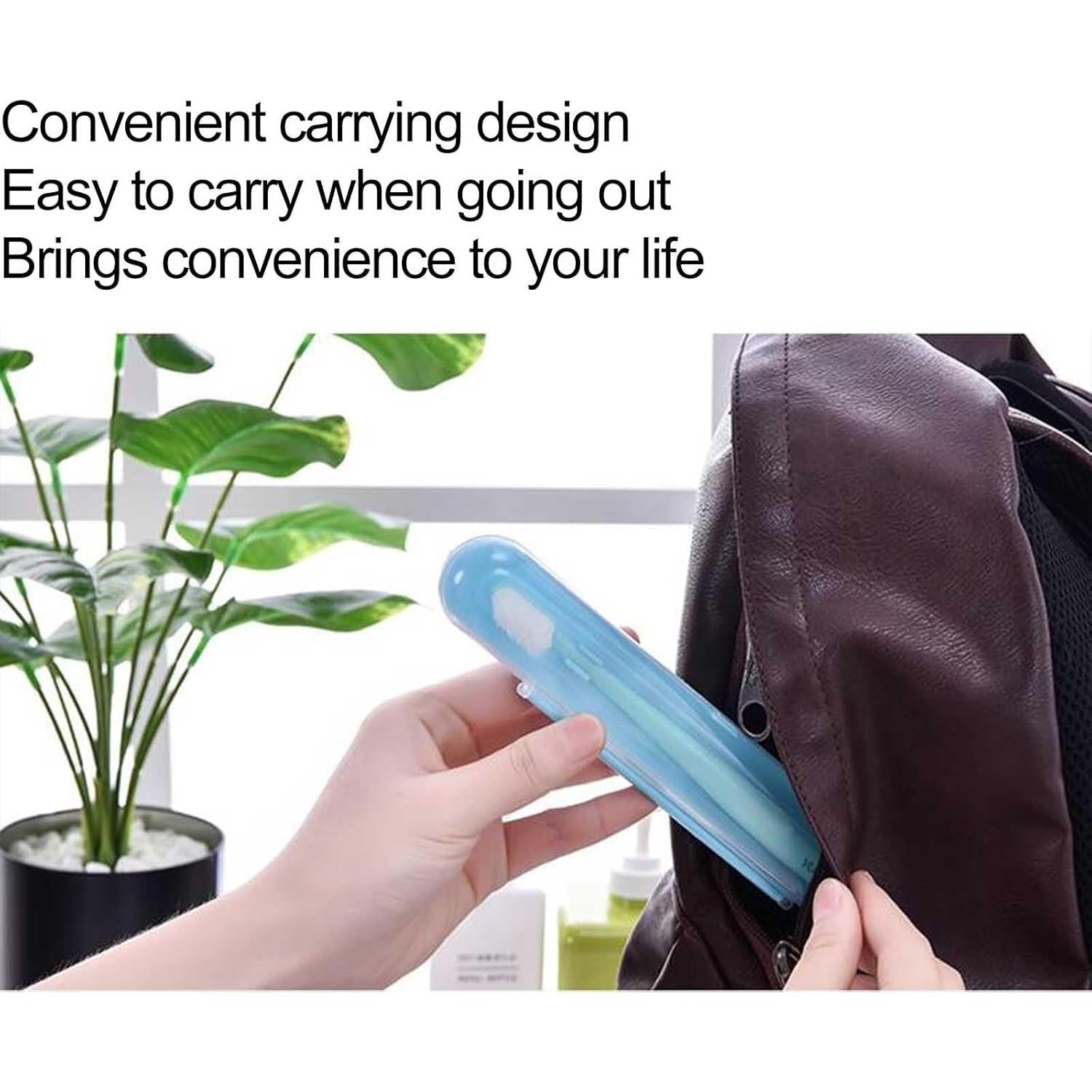 Estuche de Cepillo de Dientes de Viaje YS-004 - 4 Paquetes