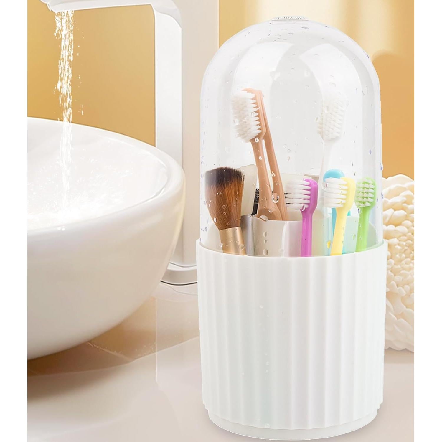 Soporte Organizador de Cepillos de Dientes OOXYG 5 Ranuras 360°