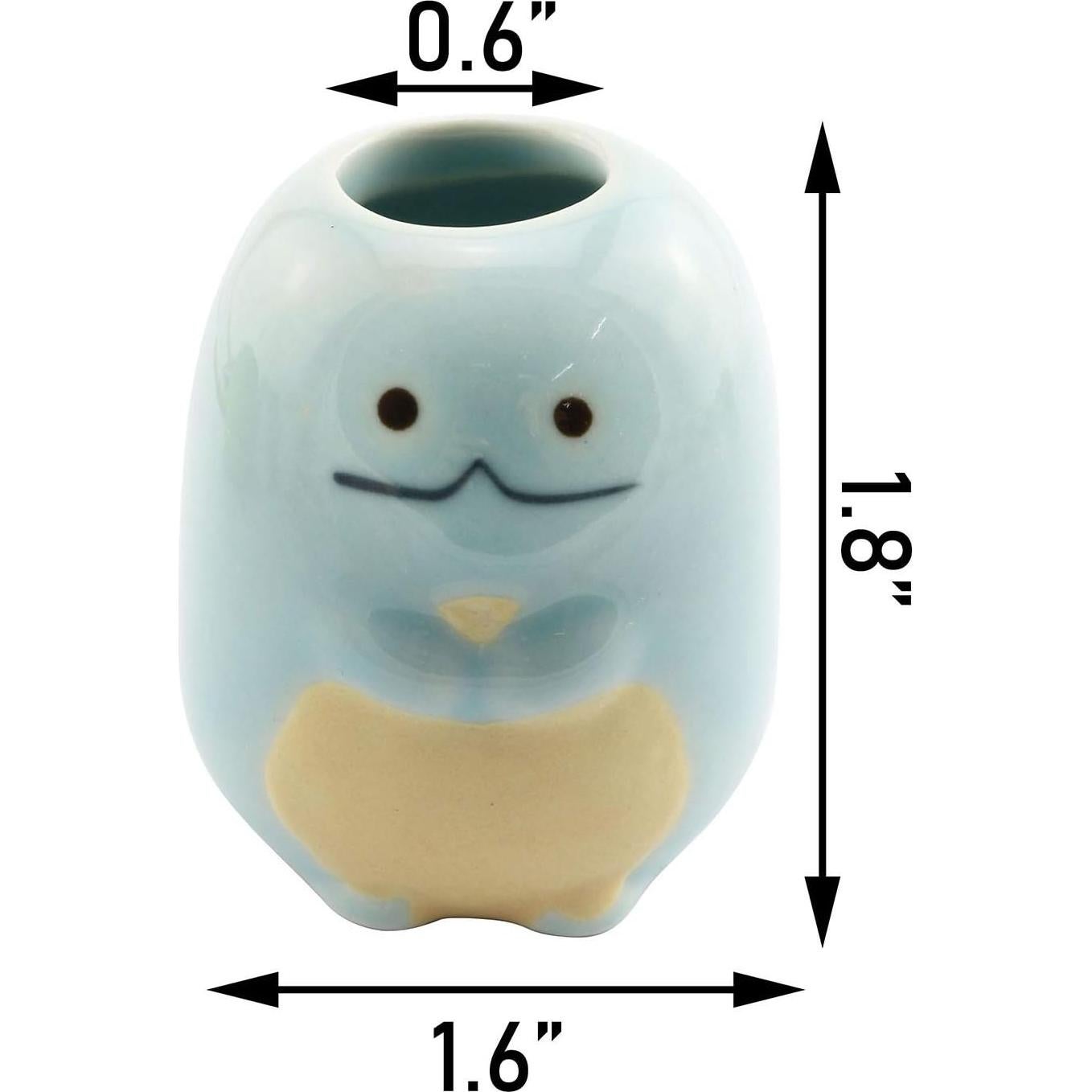 Soporte de Cepillo de Dientes Cerámica Tegg 4 Piezas Animales