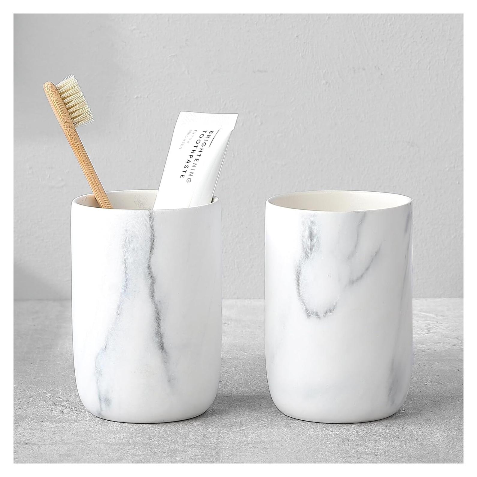 Soportes de Cepillos de Dientes Cerámica BSDISP - 2 Piezas