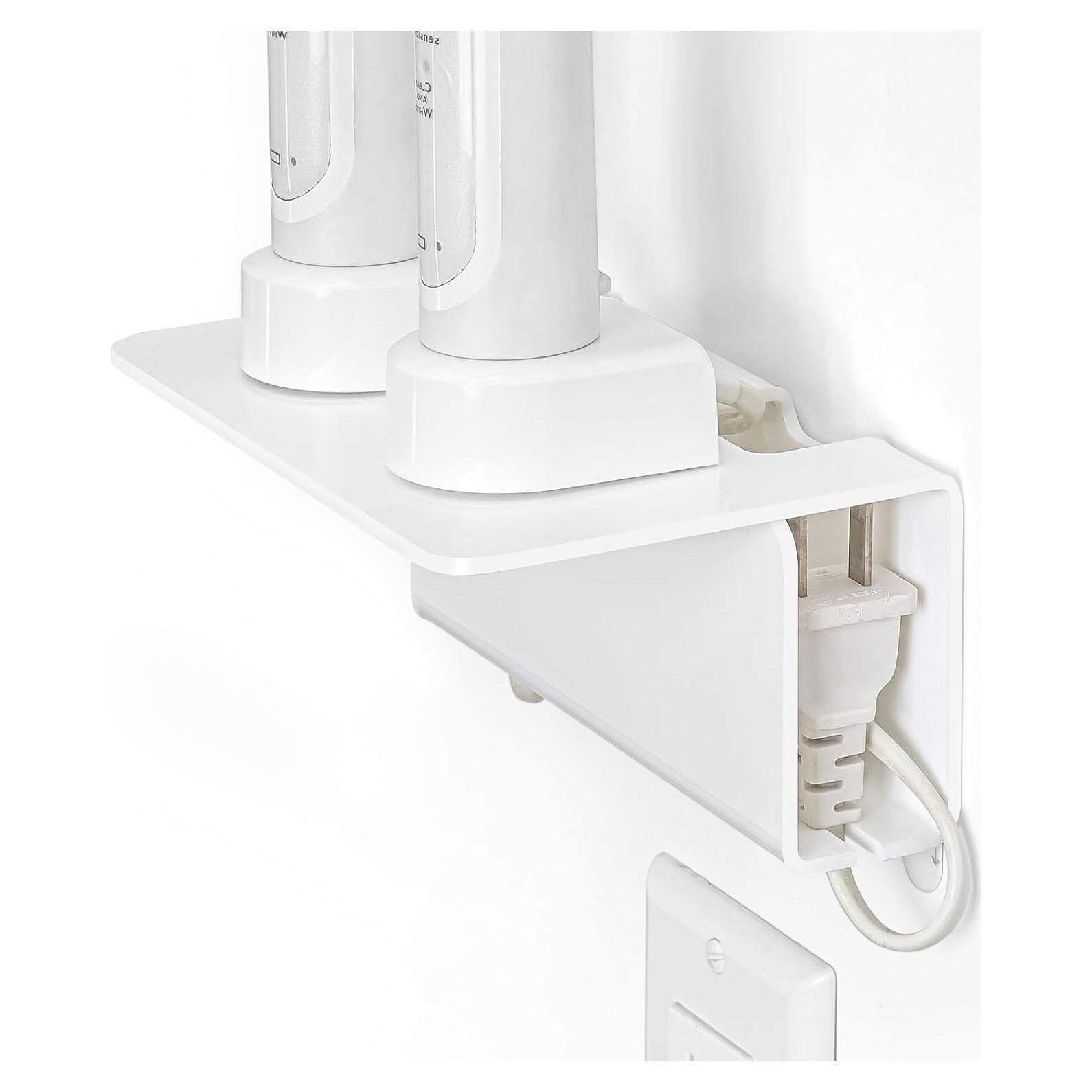 Soporte de Cepillo de Dientes Eléctrico OAPRIRE Blanco Montado en Pared