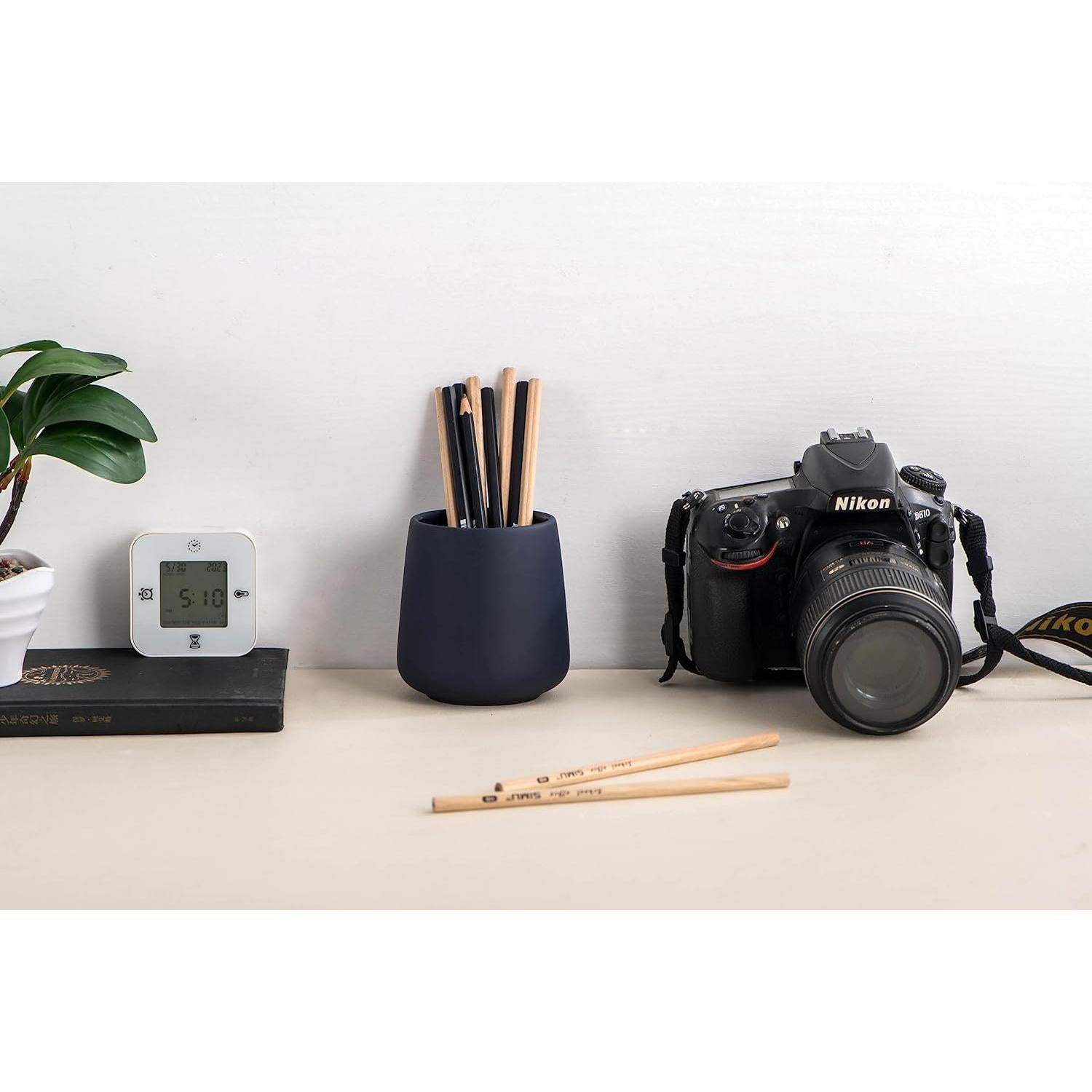 Soporte para Cepillo de Dientes Cerámica SYJAN HOME Azul