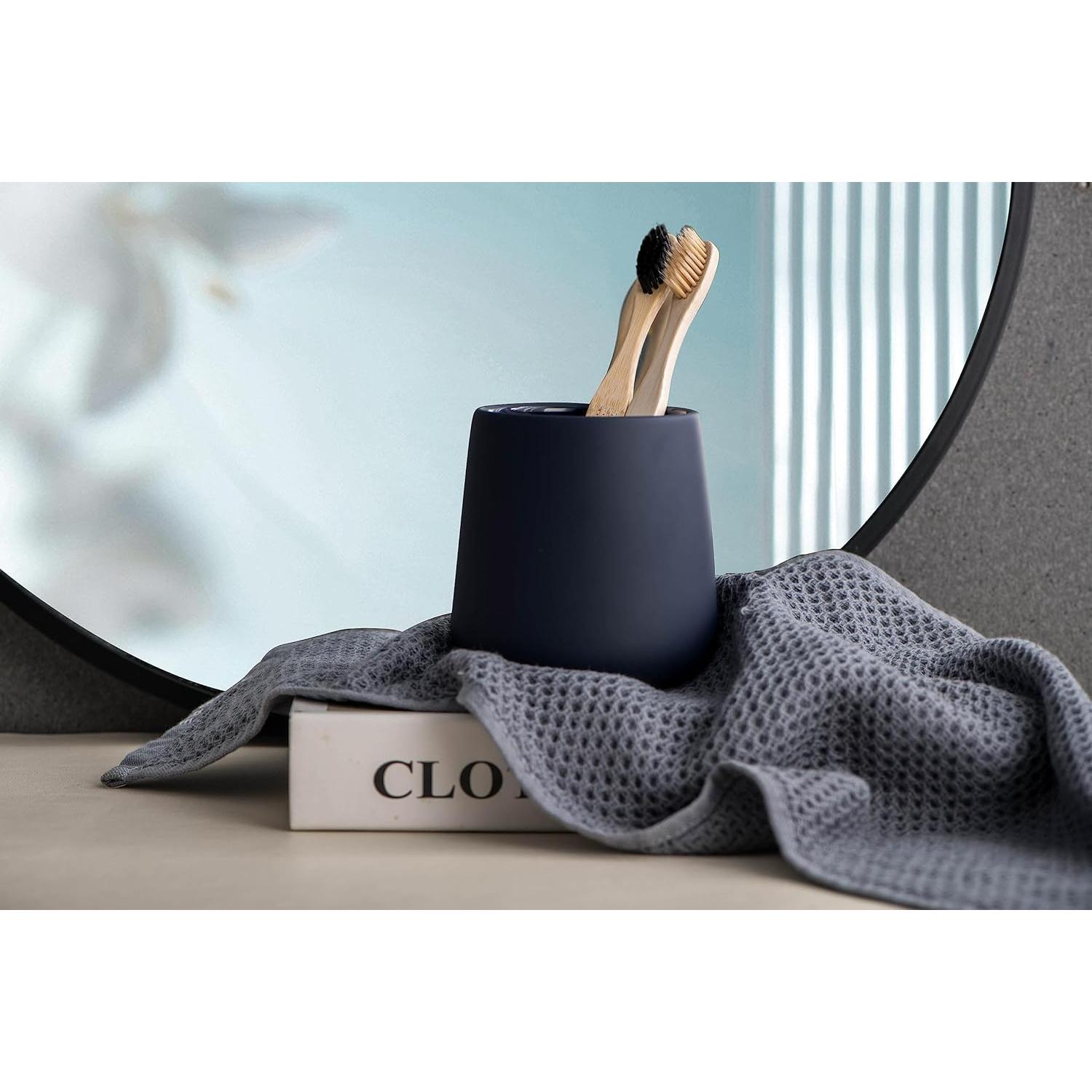 Soporte para Cepillo de Dientes Cerámica SYJAN HOME Azul