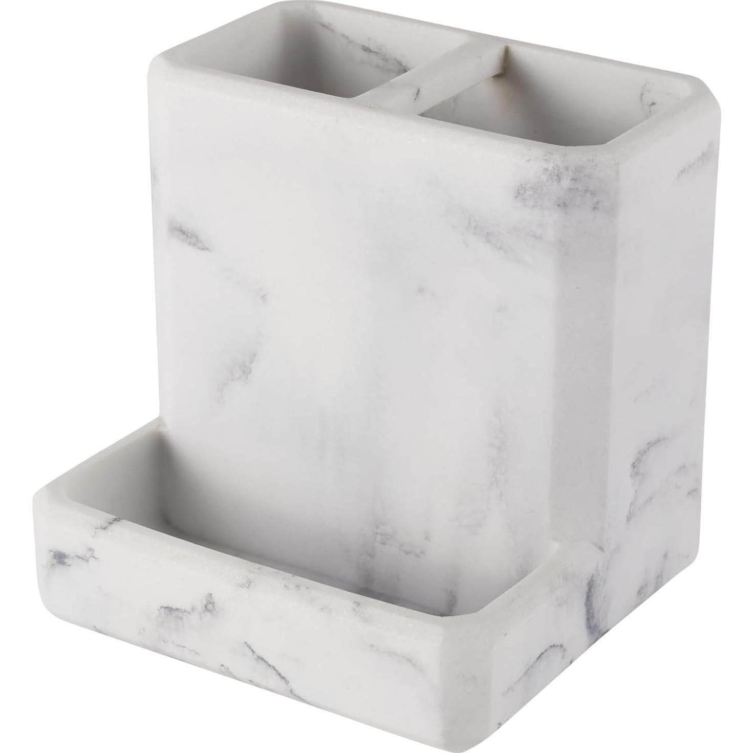 Soporte para Cepillos de Dientes SZYRL de Resina 3 Compartimentos