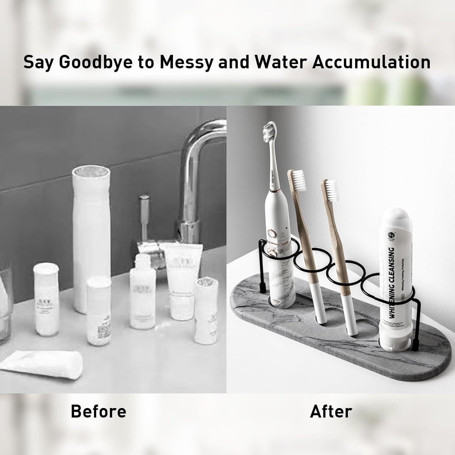 Soporte para Cepillos de Dientes Cmreasj GZN-YSJ-04H Gris