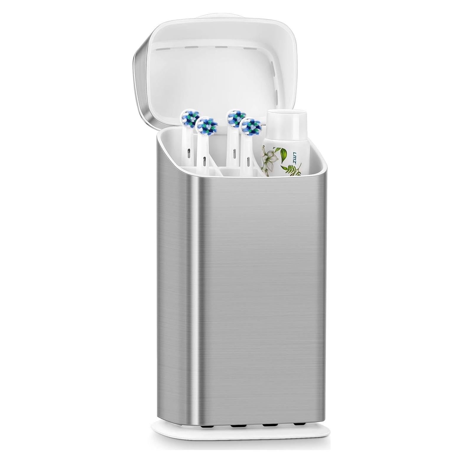 Soporte para Cepillos de Dientes Eléctricos GFWARE Plateado