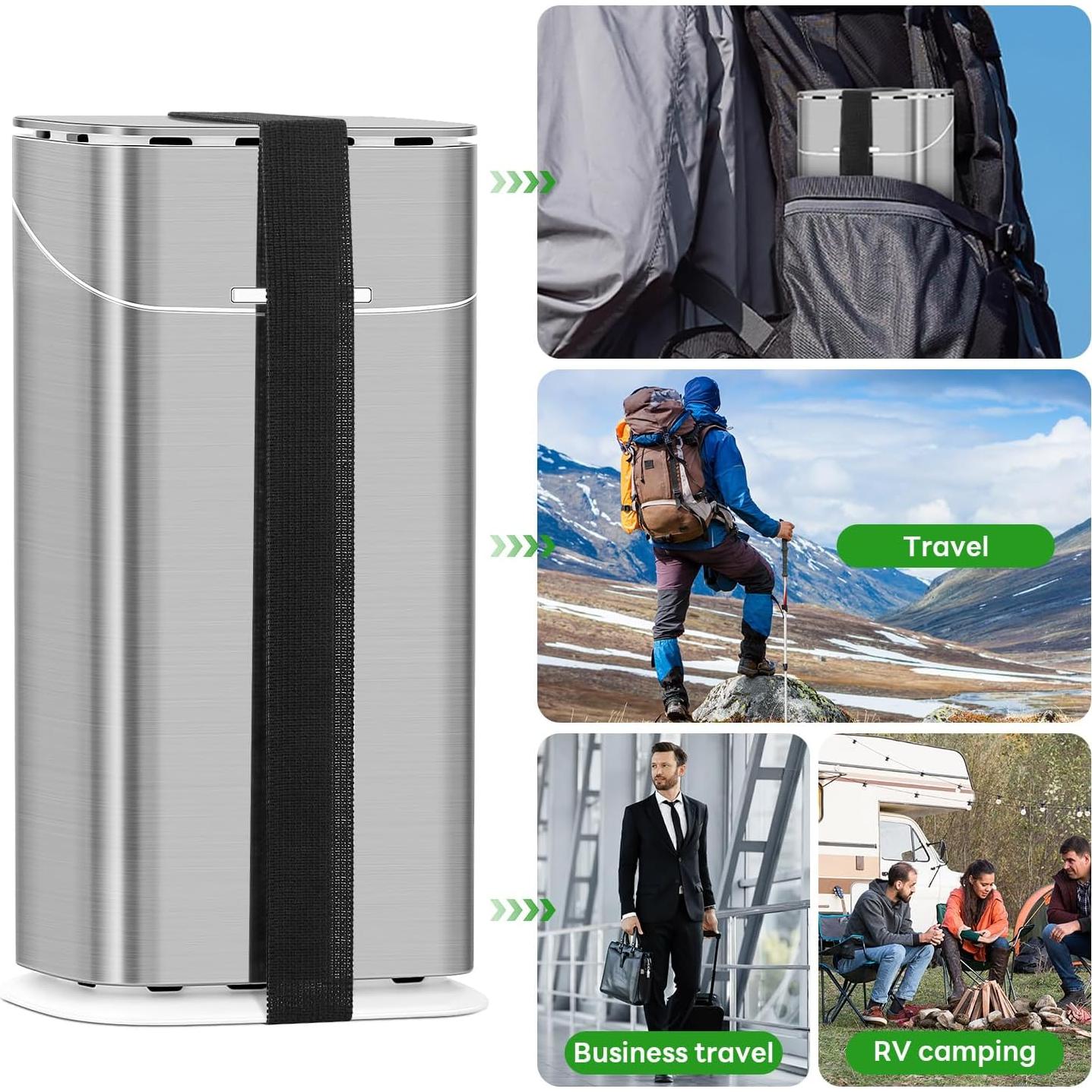 Soporte para Cepillos de Dientes Eléctricos GFWARE Plateado