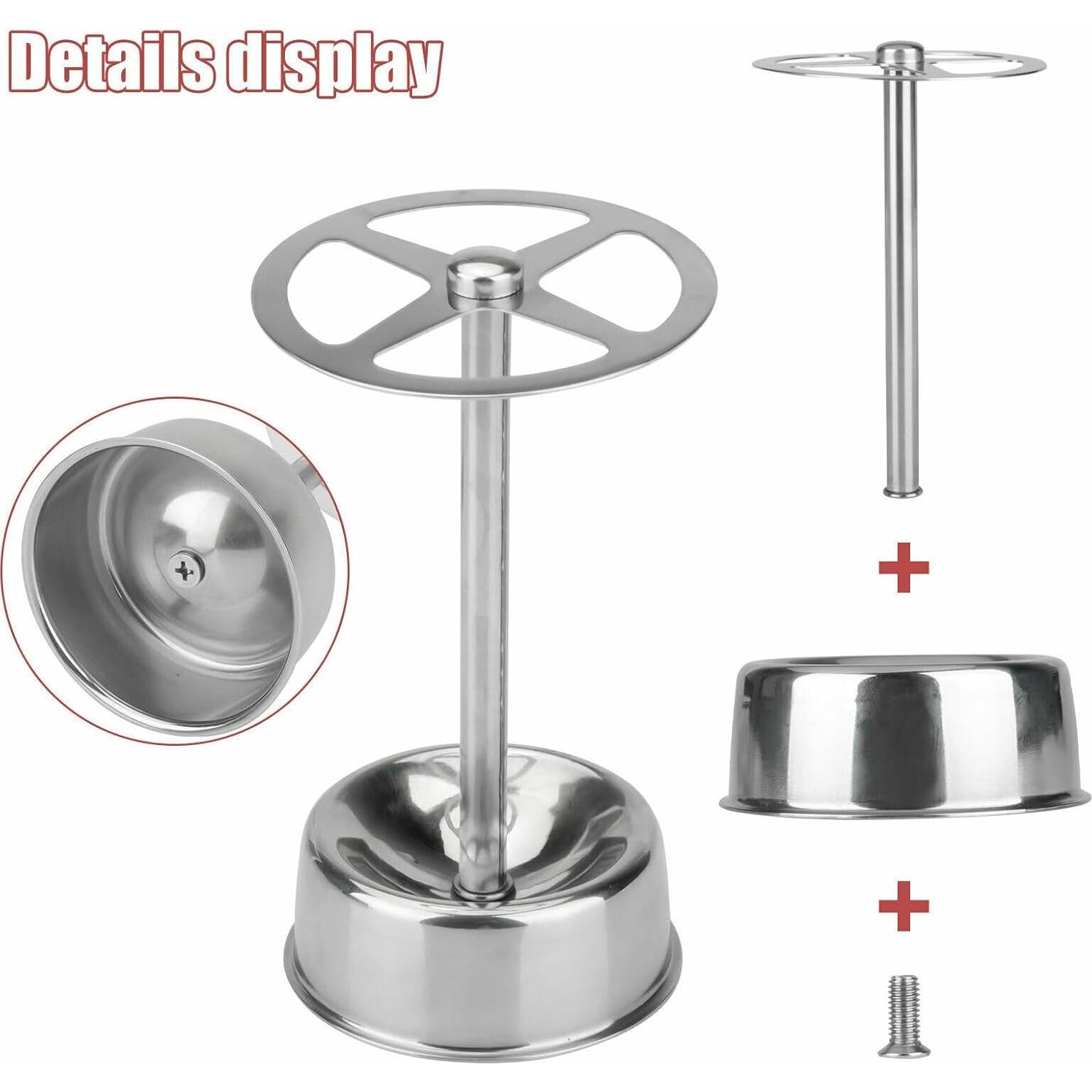 Soporte para Cepillos de Dientes de Acero Inoxidable OUKENS