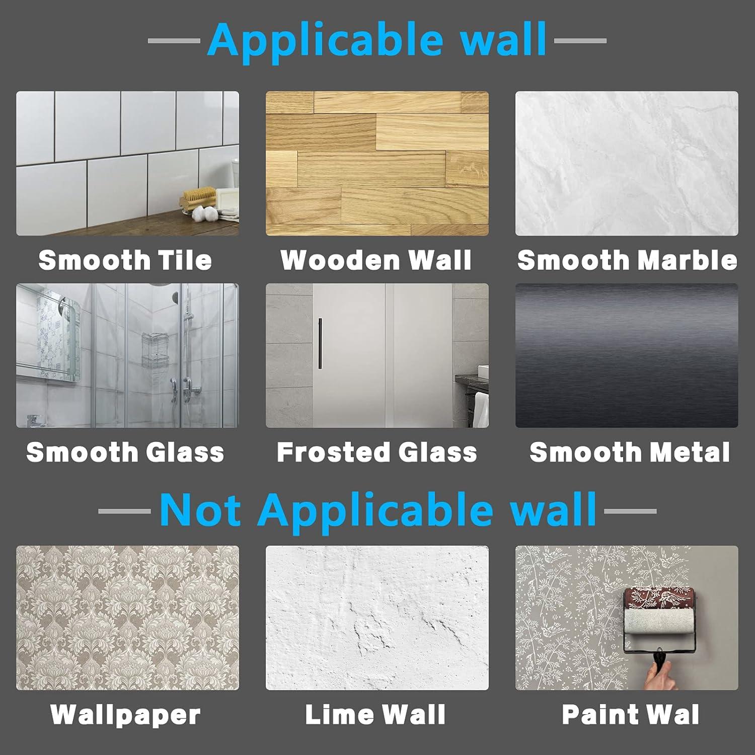 Soporte de Cepillo de Dientes LUEXBOX Blanco Montaje en Pared