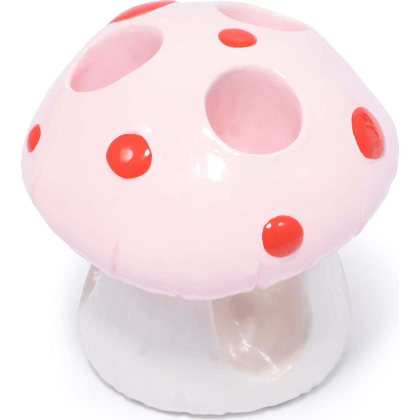 Soporte para Cepillos de Dientes Hodao Kids Hongo Rosa 3 Agujeros