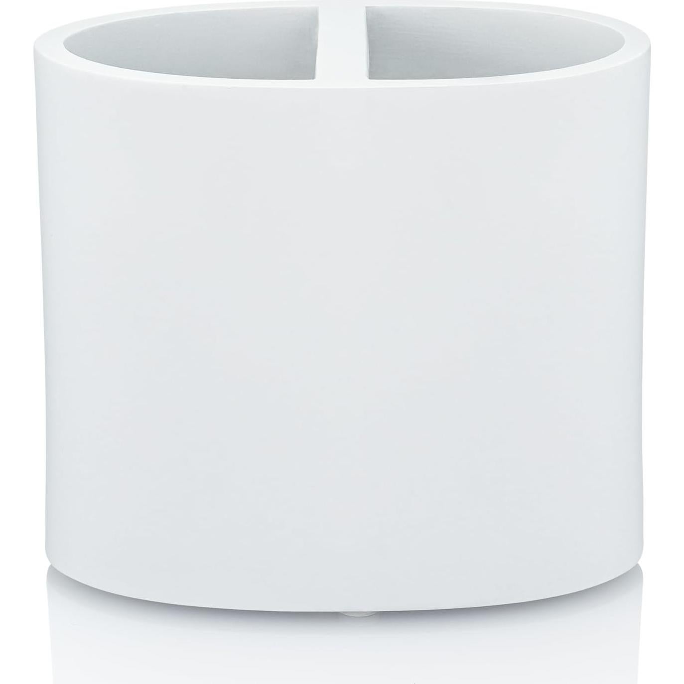 Soporte para Cepillos de Dientes Essentra Home Blanco Mate - Organizador Antideslizante