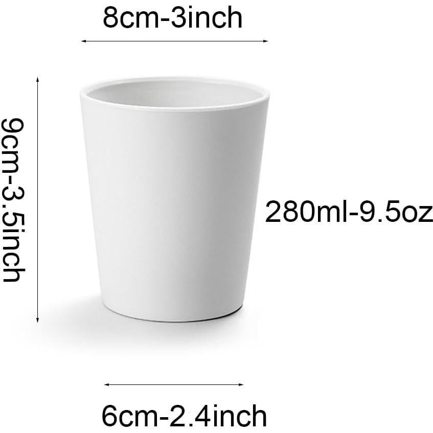 Juego de 2 Tazas para Cepillo de Dientes RabyLeo 280ml