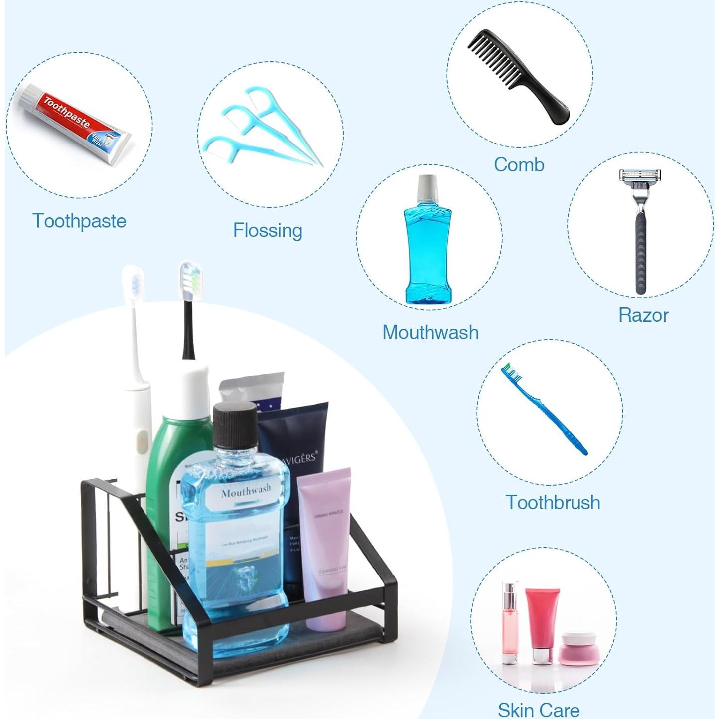 Soporte Organizador de Cepillos de Dientes Susimond - Secado Rápido