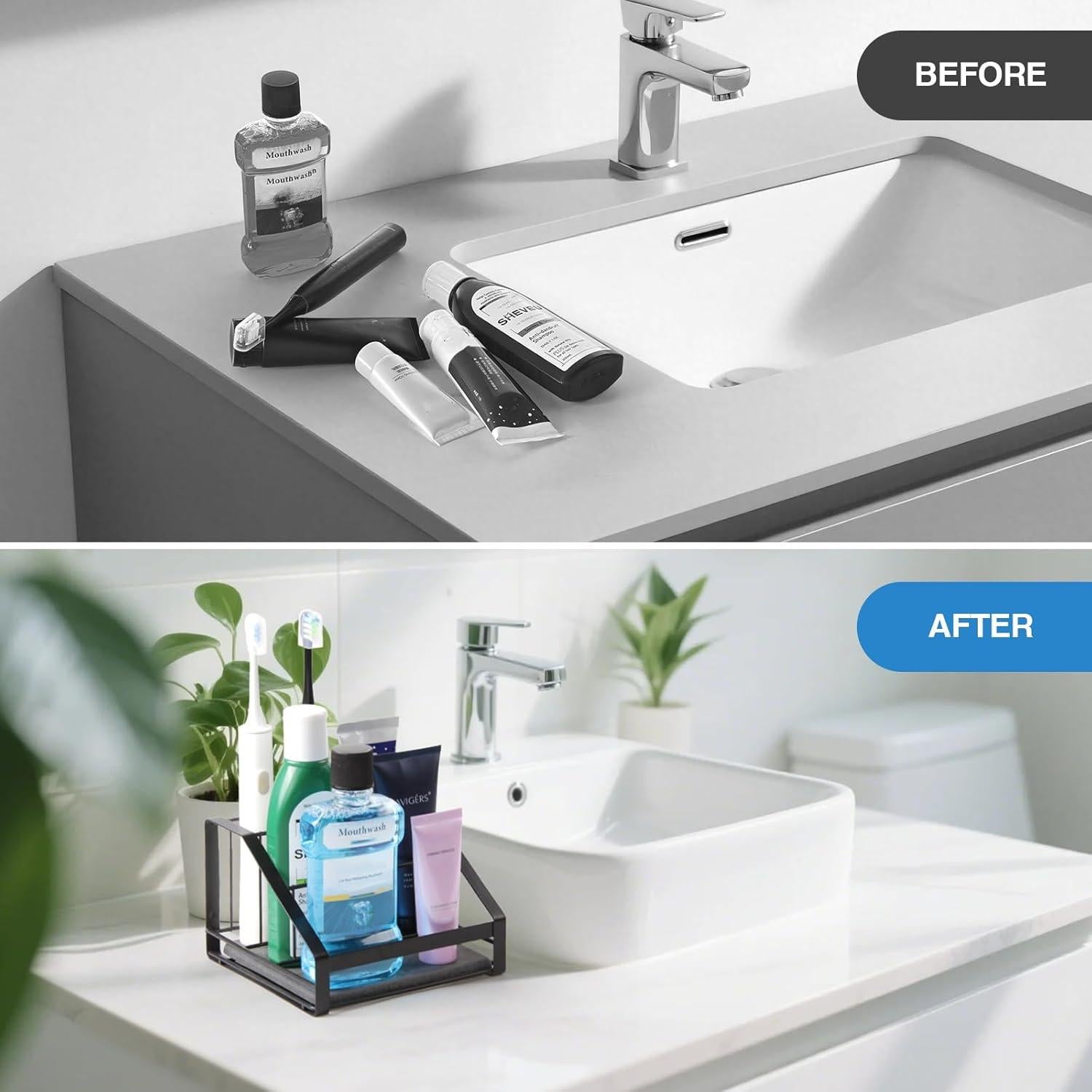 Soporte Organizador de Cepillos de Dientes Susimond - Secado Rápido