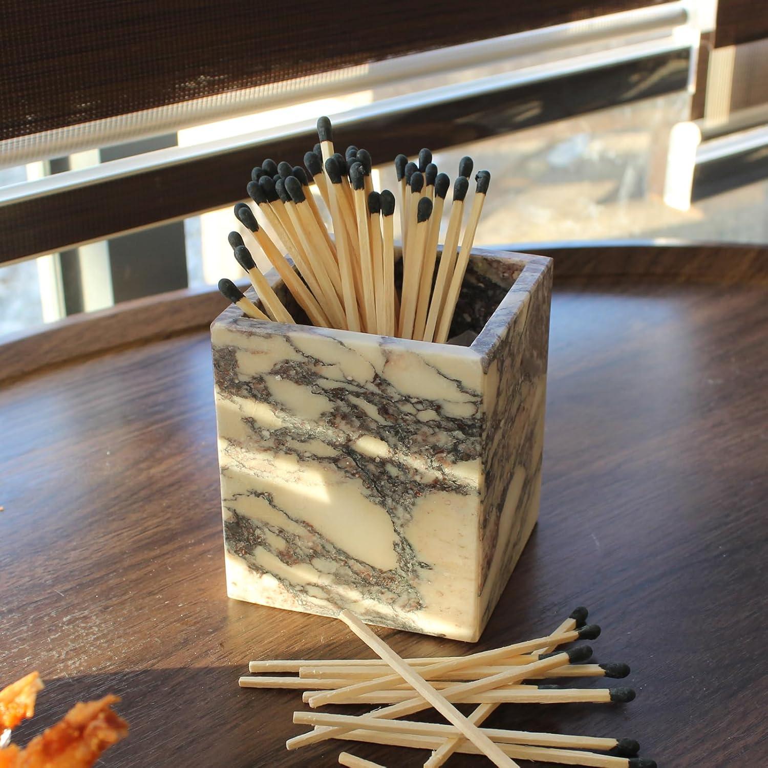 Soporte de cepillos de dientes de mármol Natust Calacatta Viola