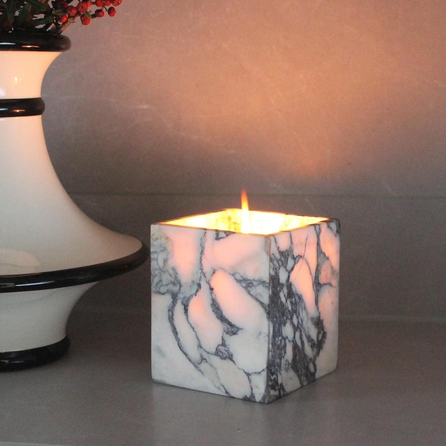 Soporte de cepillos de dientes de mármol Natust Calacatta Viola