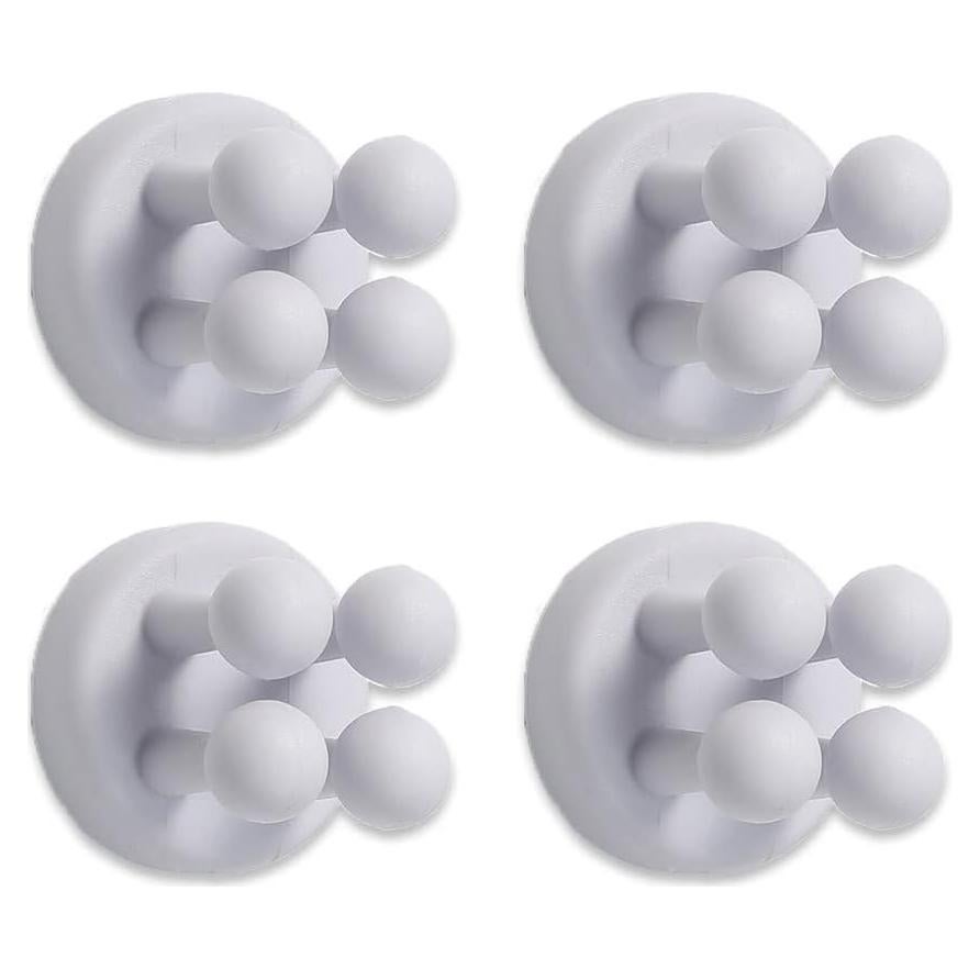 Soportes de Cepillo de Dientes de Silicona Genérico 4 Pcs Gris