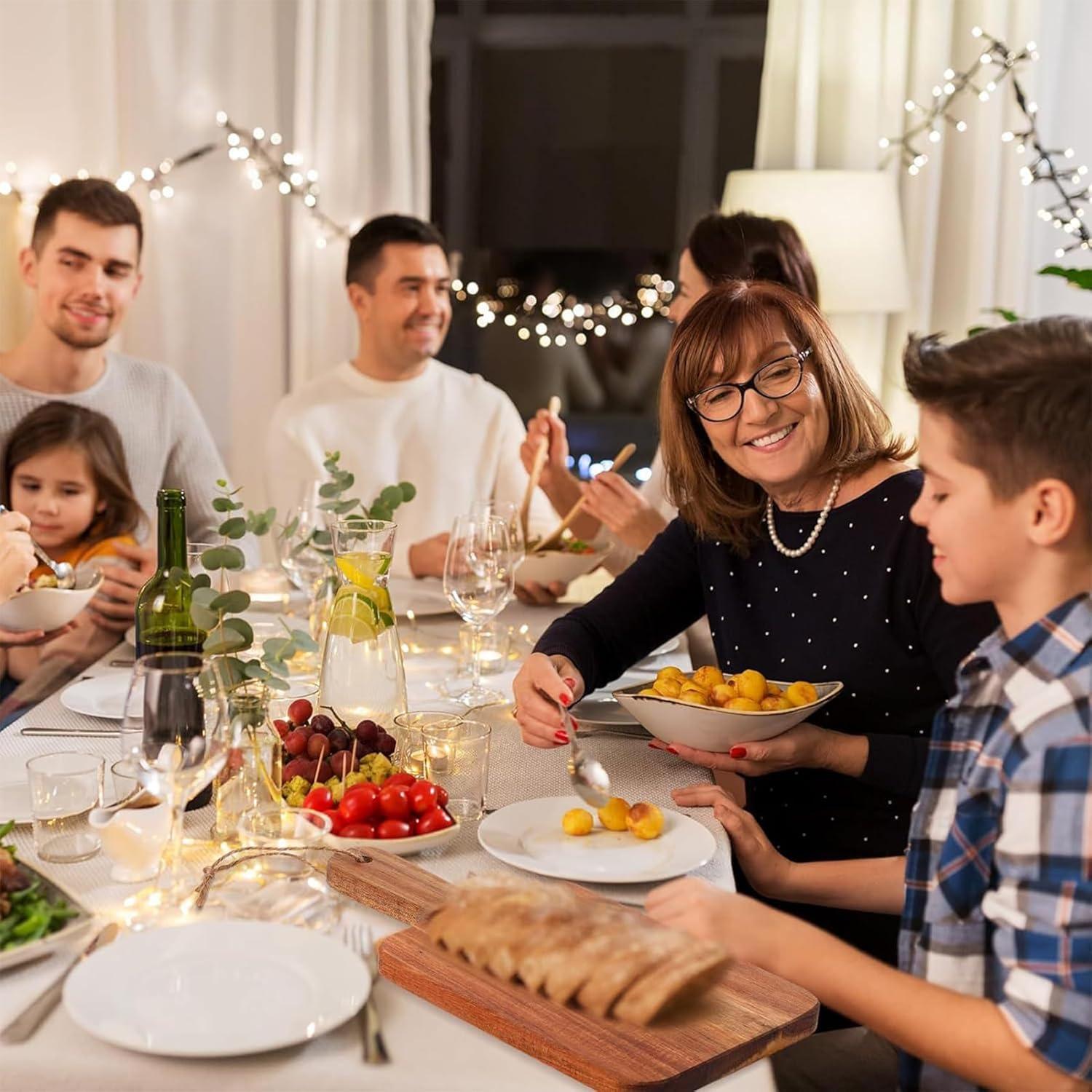 Juego de 6 Tablas de Cortar de Madera de Acacia Kionuicno 30 cm