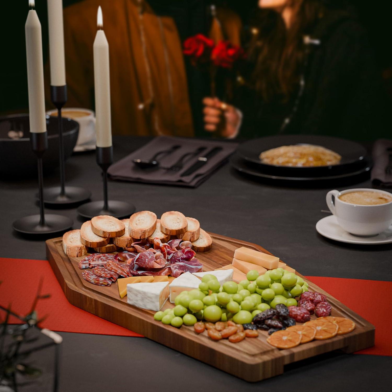 Tabla de Charcutería Gótica Berry Good Lunch 43x27cm Madera Acacia