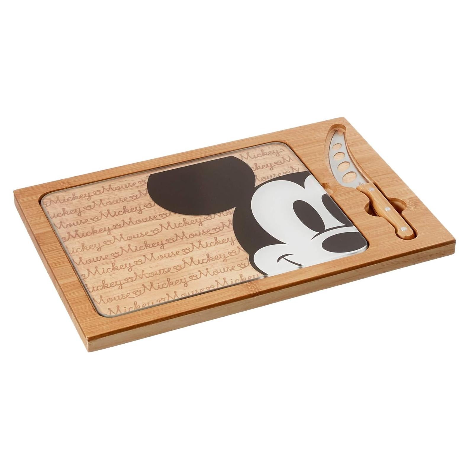 Tabla de Cortar y Cuchillo Mickey Mouse Picnic Time 38.7x25.4cm