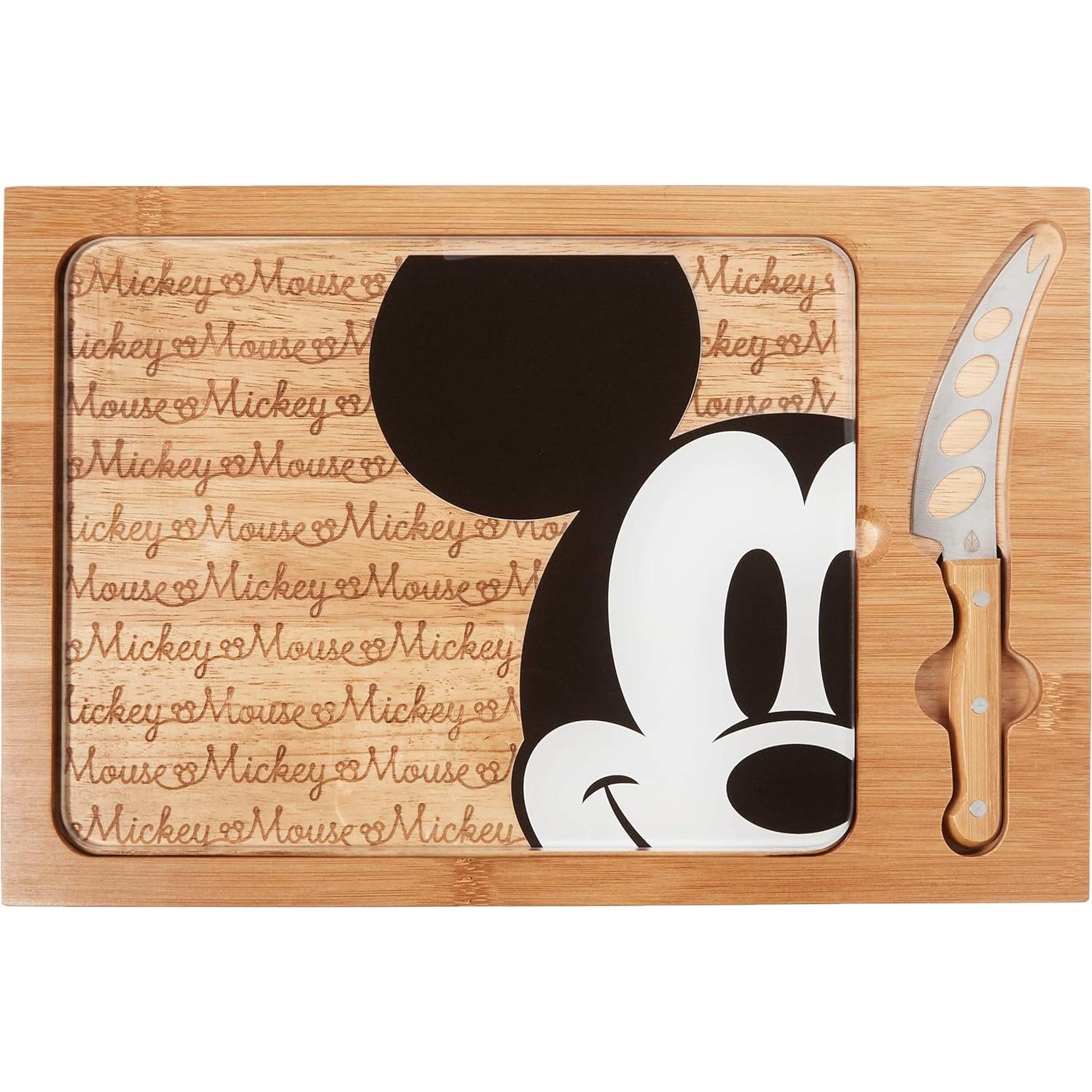 Tabla de Cortar y Cuchillo Mickey Mouse Picnic Time 38.7x25.4cm