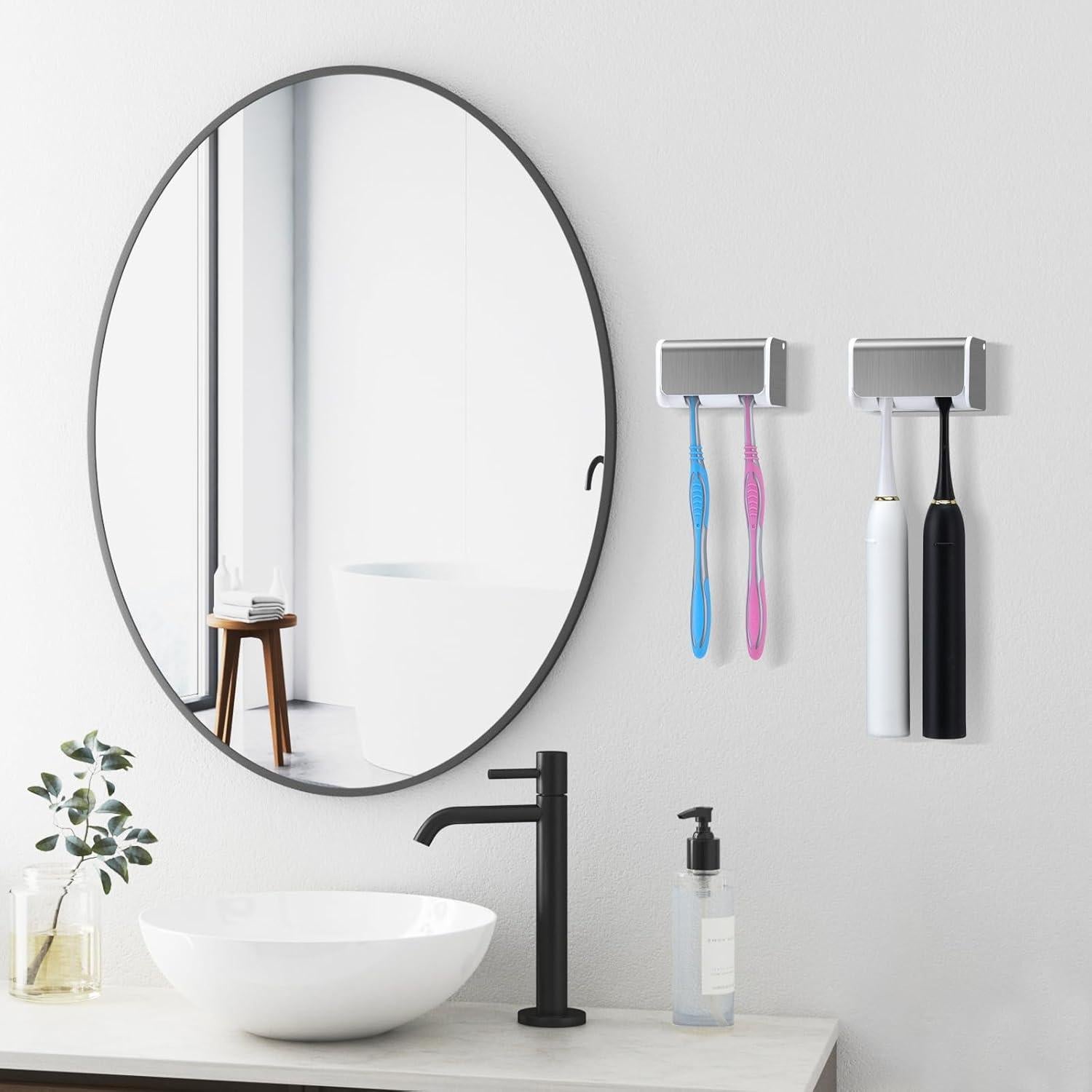 Soportes de Cepillos de Dientes Montados en Pared PARKMANI - 2 PCS