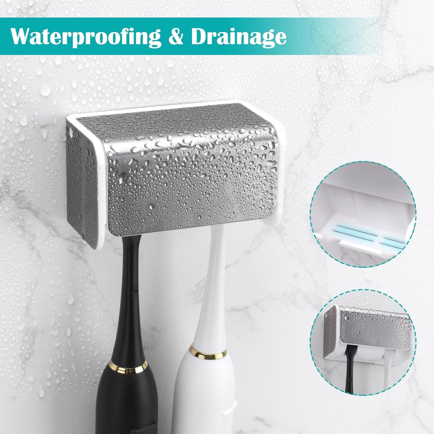 Soportes de Cepillos de Dientes Montados en Pared PARKMANI - 2 PCS