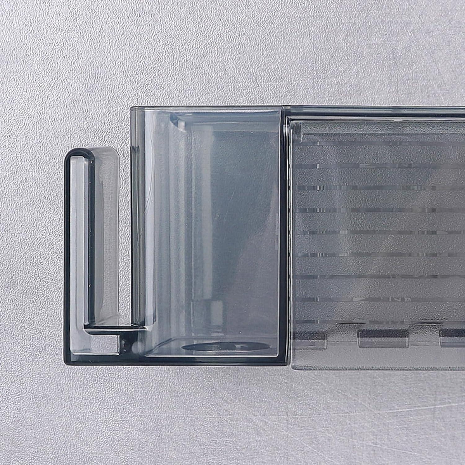 Soporte de Cepillos de Dientes LUEXBOX Gris Grande 5 Compartimentos