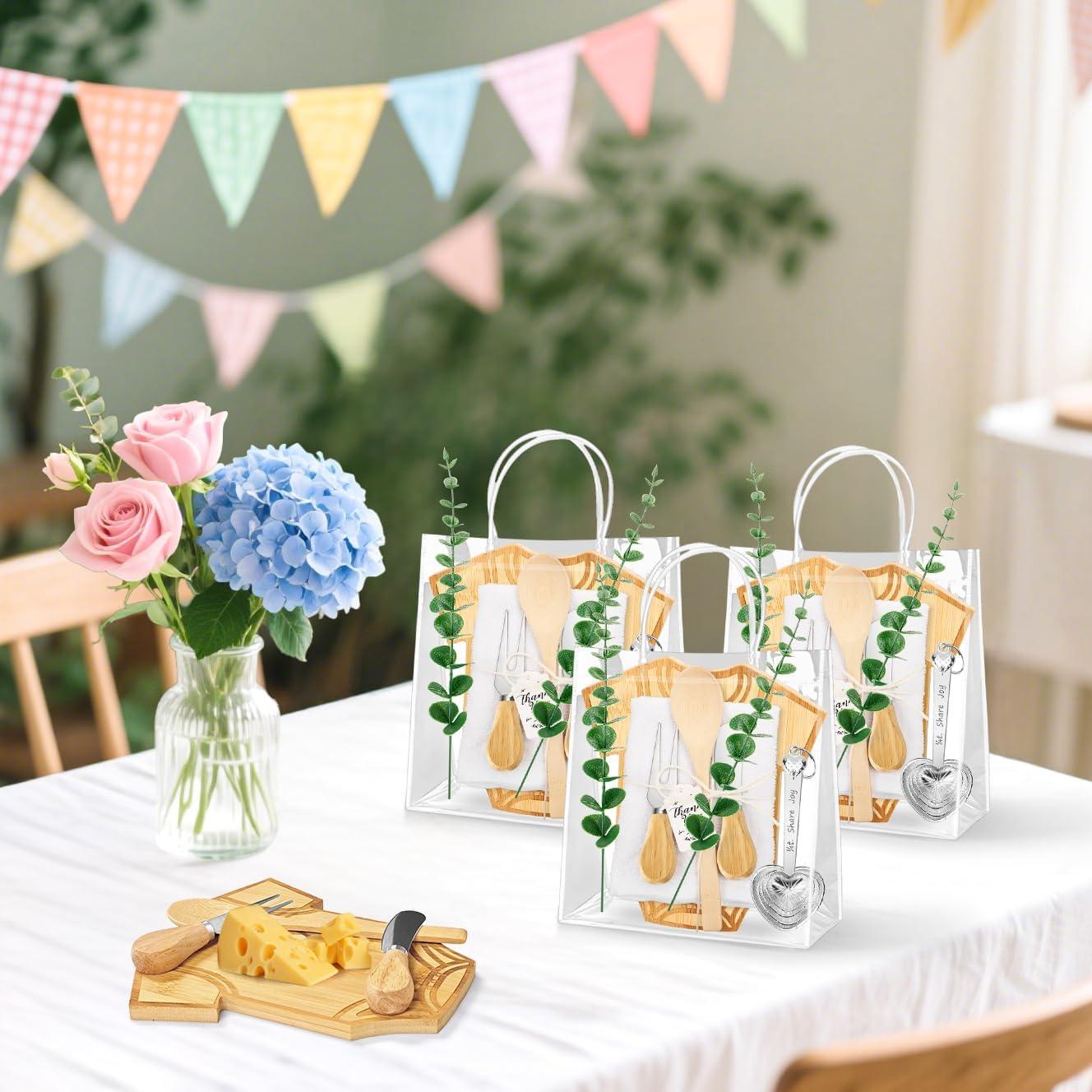 121 Piezas Conjunto de Premios Baby Shower Bambú y Utensilios