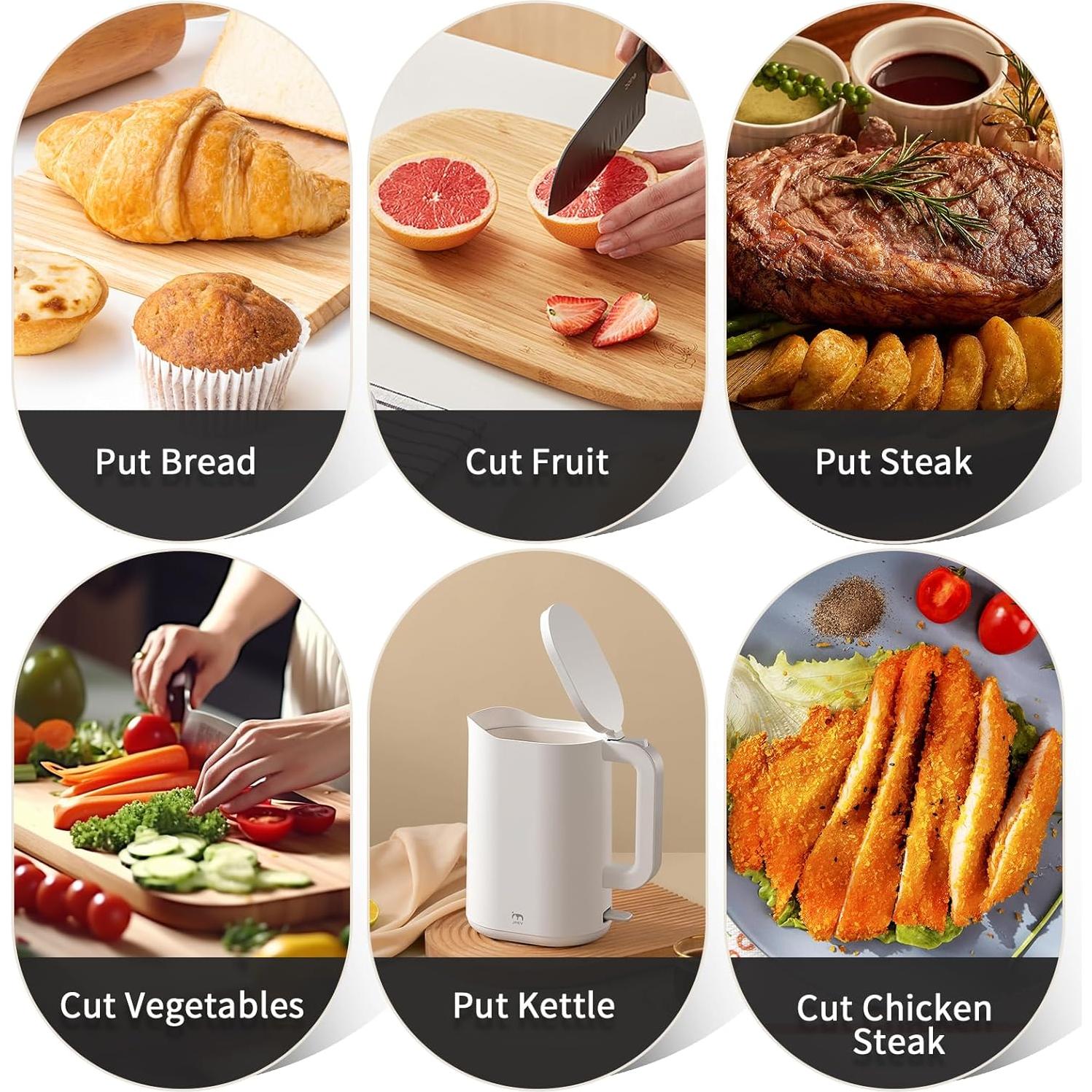 Juego de Tabla de Charcutería TOCULAB de Bambú 39x28 cm