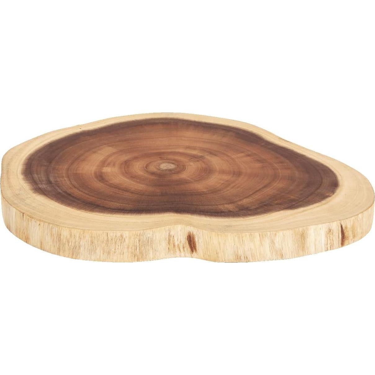 Tabla de Cortar Redonda Resafy de Madera de Acacia 35.56 cm