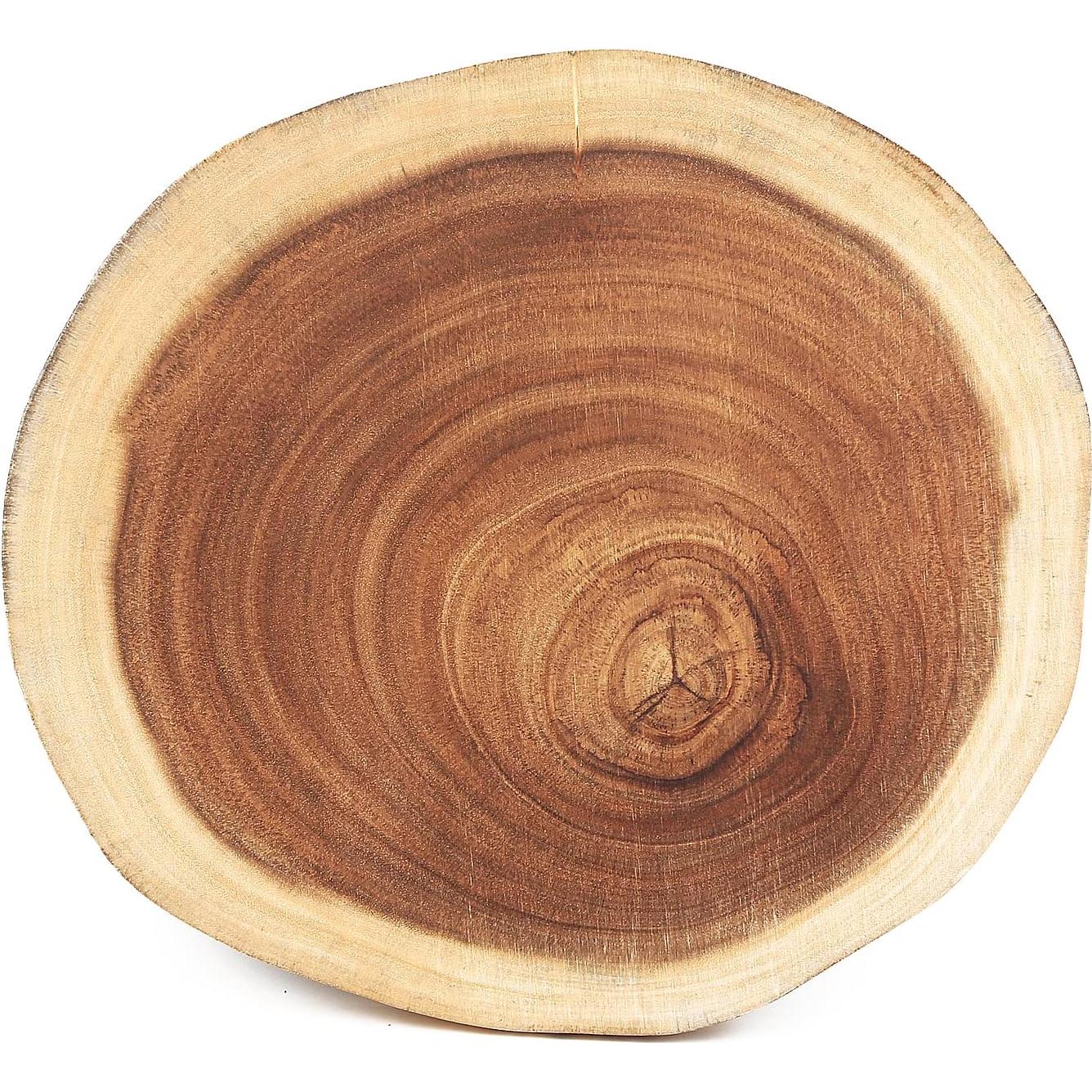 Tabla de Cortar Redonda Resafy de Madera de Acacia 35.56 cm