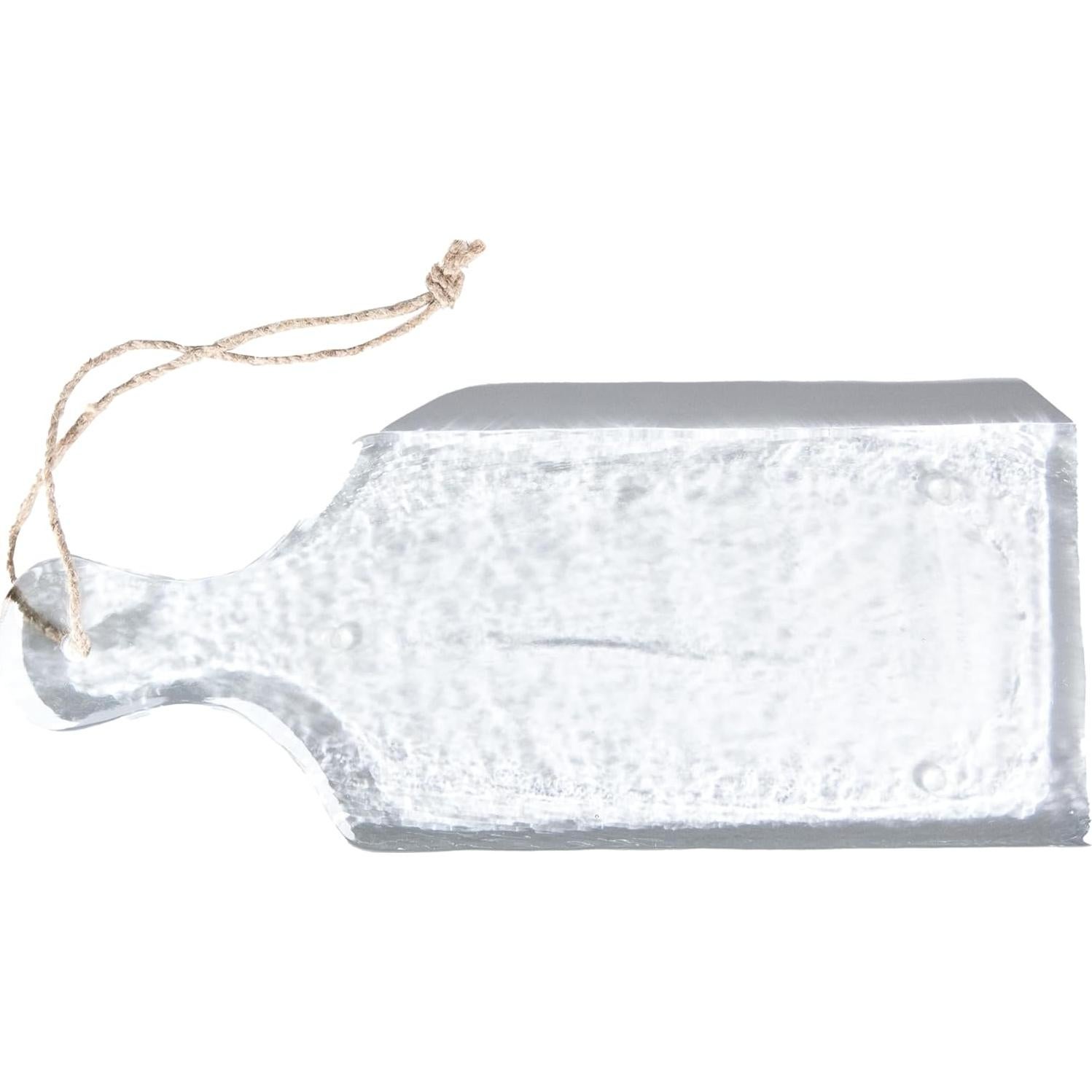 Tabla de Queso y Servir Bloomingville Vidrio Texturizado 38.7x14.6 cm