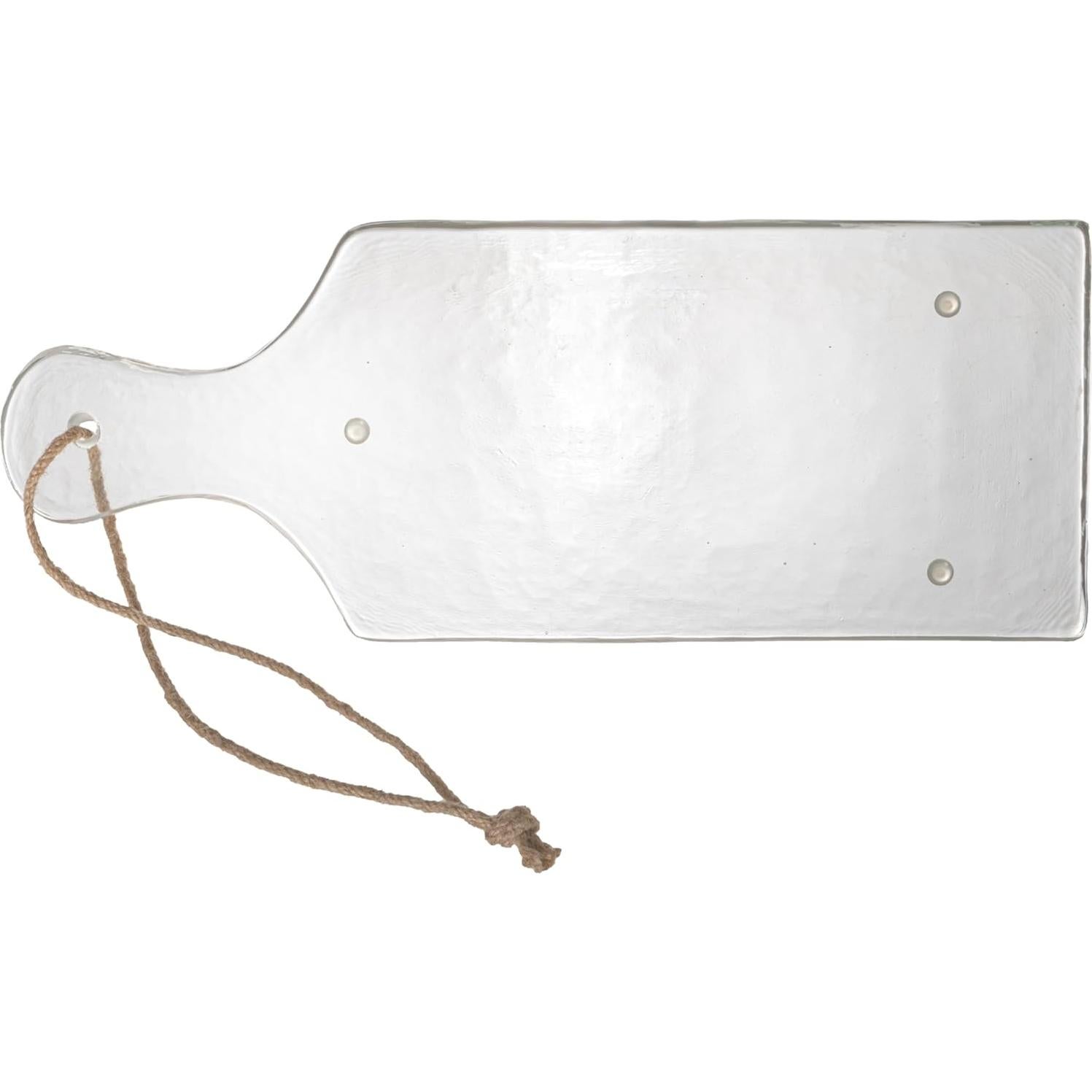 Tabla de Queso y Servir Bloomingville Vidrio Texturizado 38.7x14.6 cm