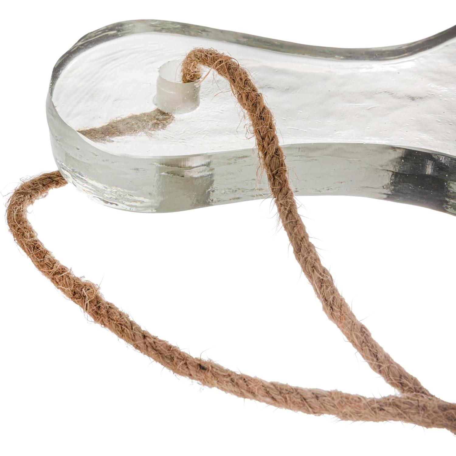 Tabla de Queso y Servir Bloomingville Vidrio Texturizado 38.7x14.6 cm