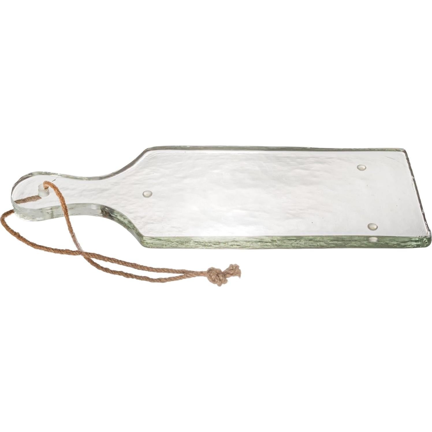 Tabla de Queso y Servir Bloomingville Vidrio Texturizado 38.7x14.6 cm