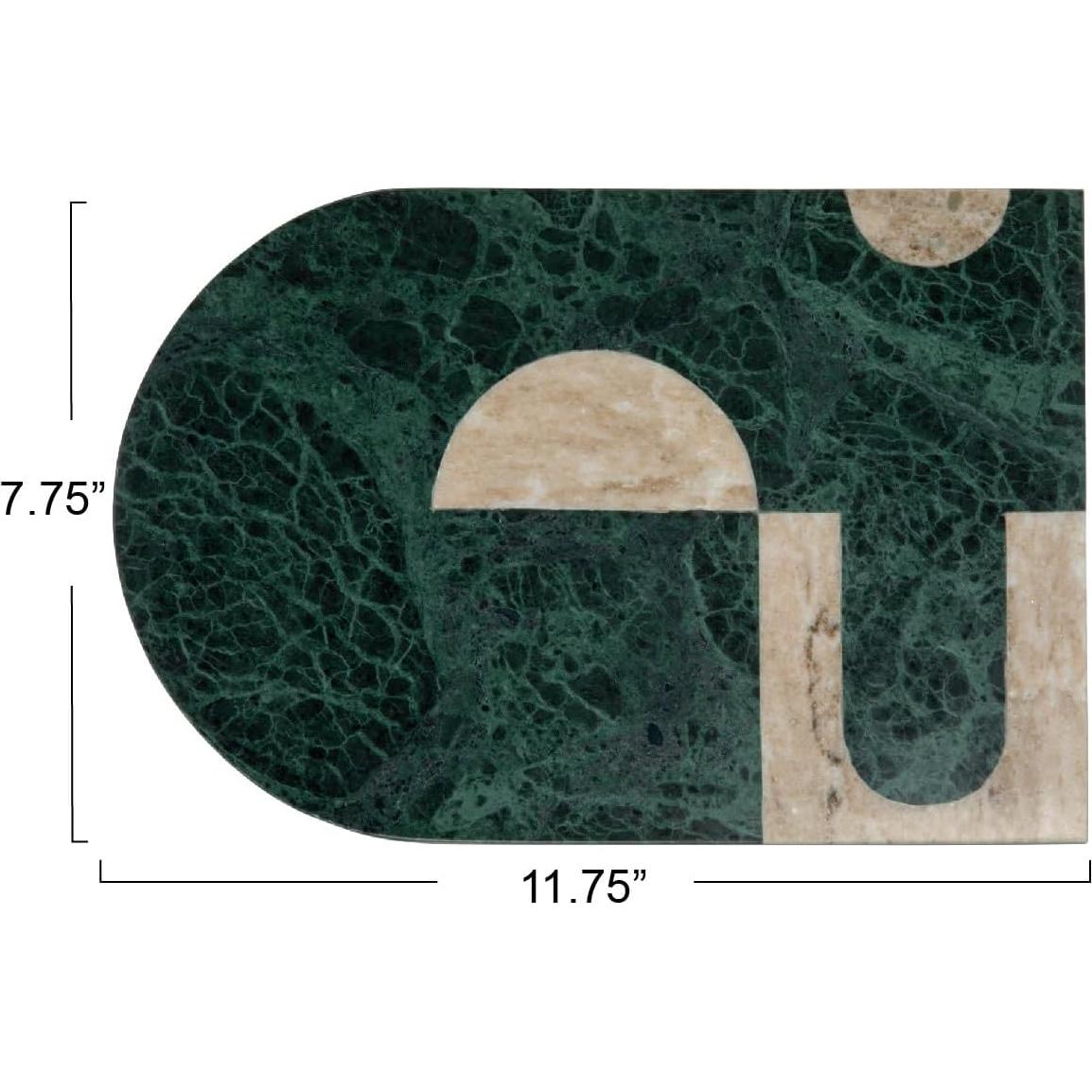 Tabla de Cortar de Mármol Bloomingville 29.85x19.69 cm Verde