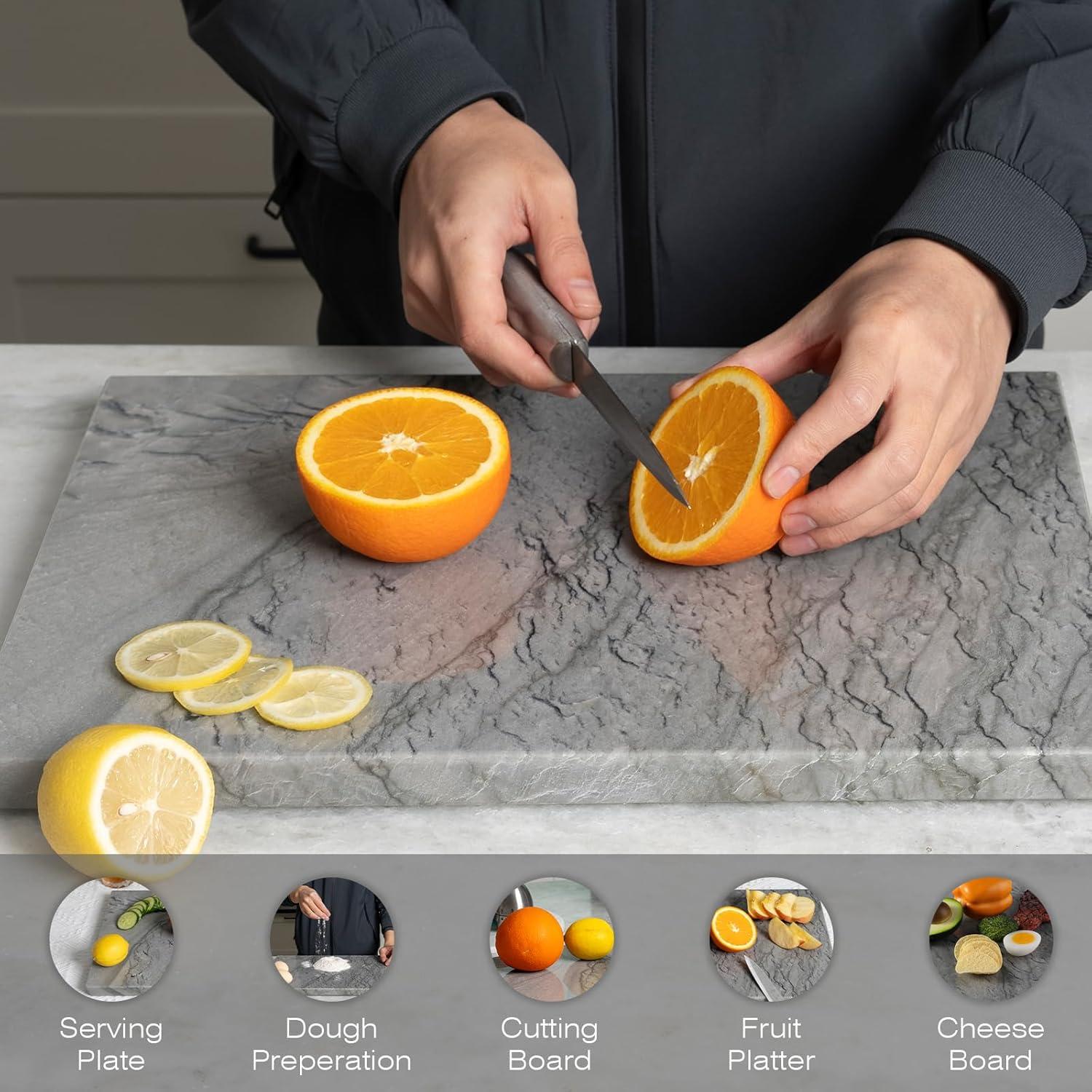 Tabla de Cortar de Mármol Natural Koville 40.6x30.5 cm