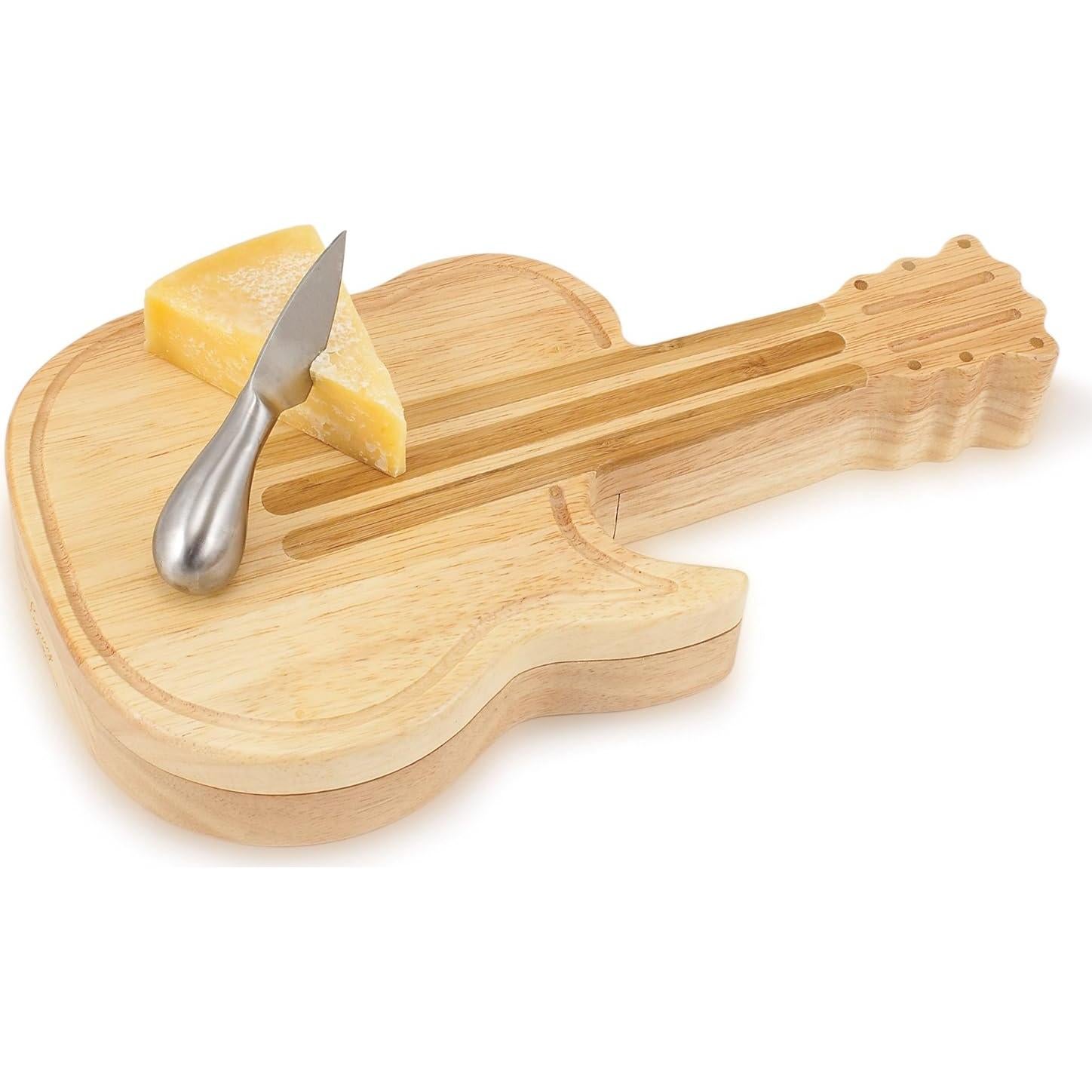 Tabla de Queso Guitarra TOSCANA Picnic Time con Cuchillos
