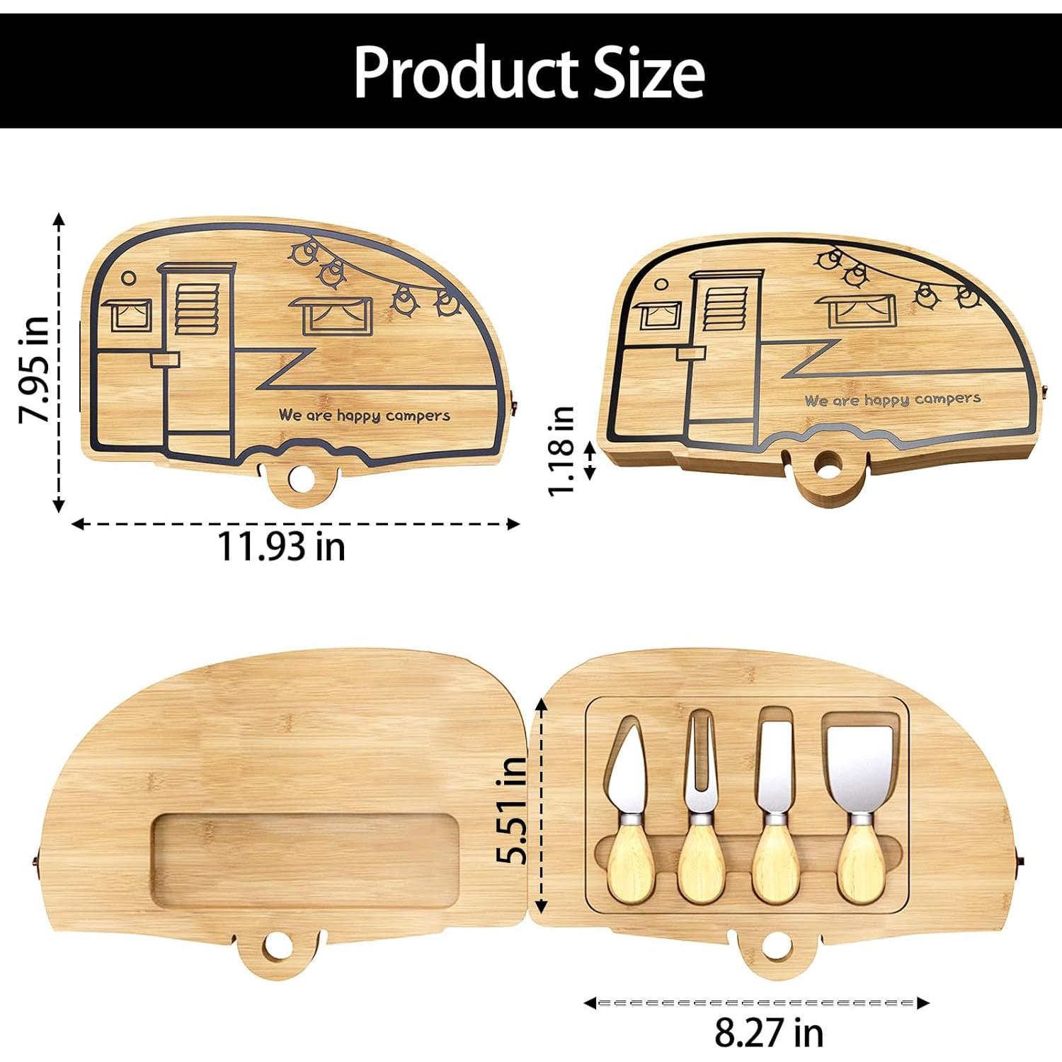Tablero de Queso Plegable Nianjida de Bambú 62x20 cm RV