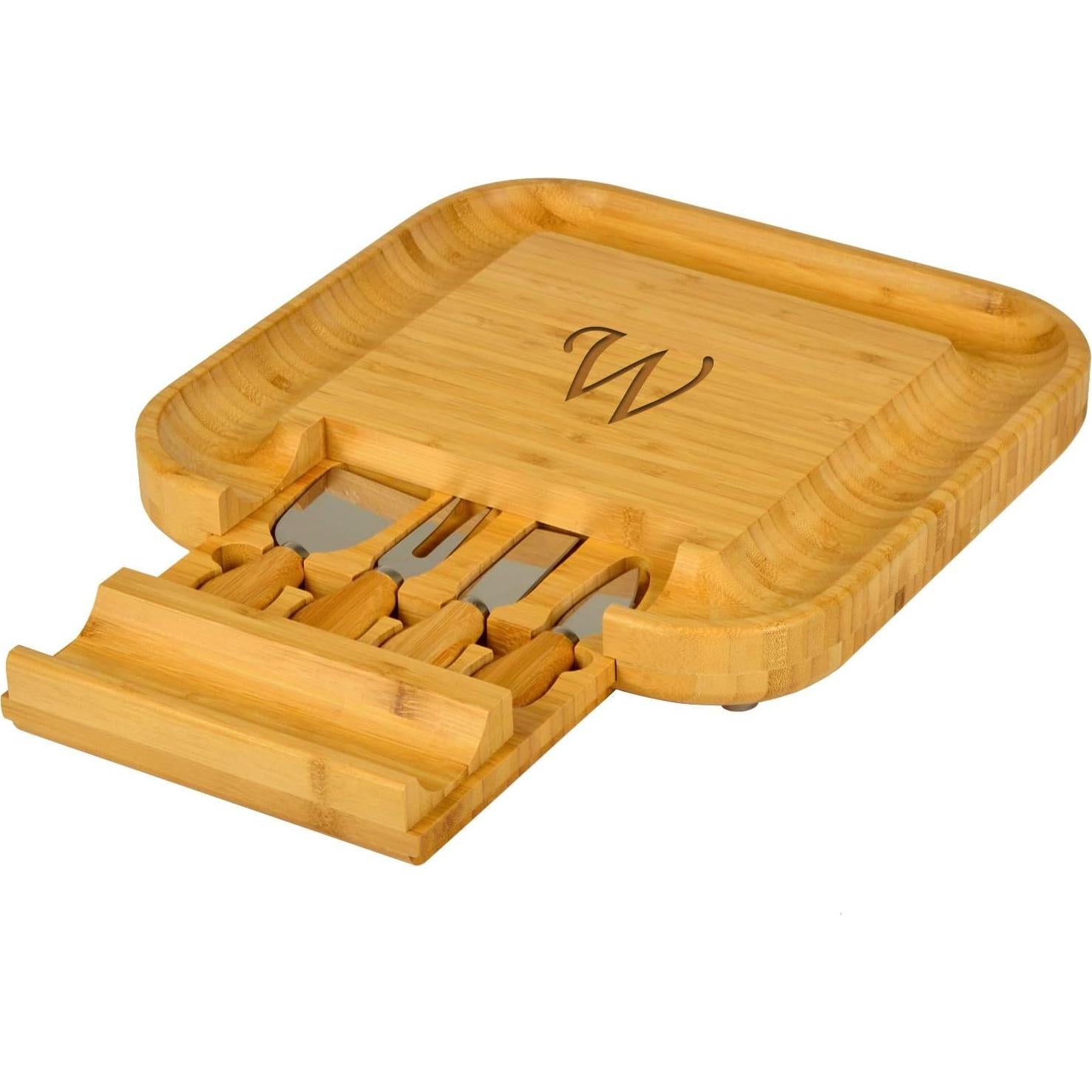 Tabla de Cortar de Bambú Personalizada Picnic en Ascot 33x33cm