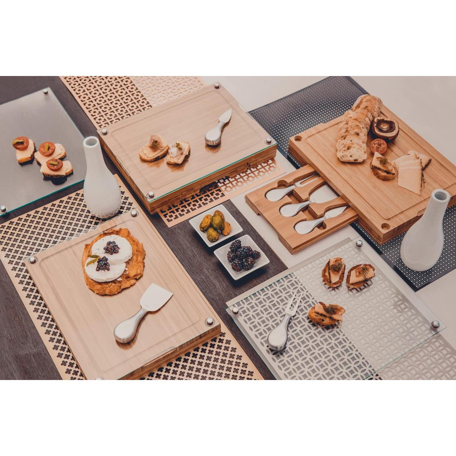 Juego de Tabla de Queso 5 Piezas NCAA Picnic Time Concerto