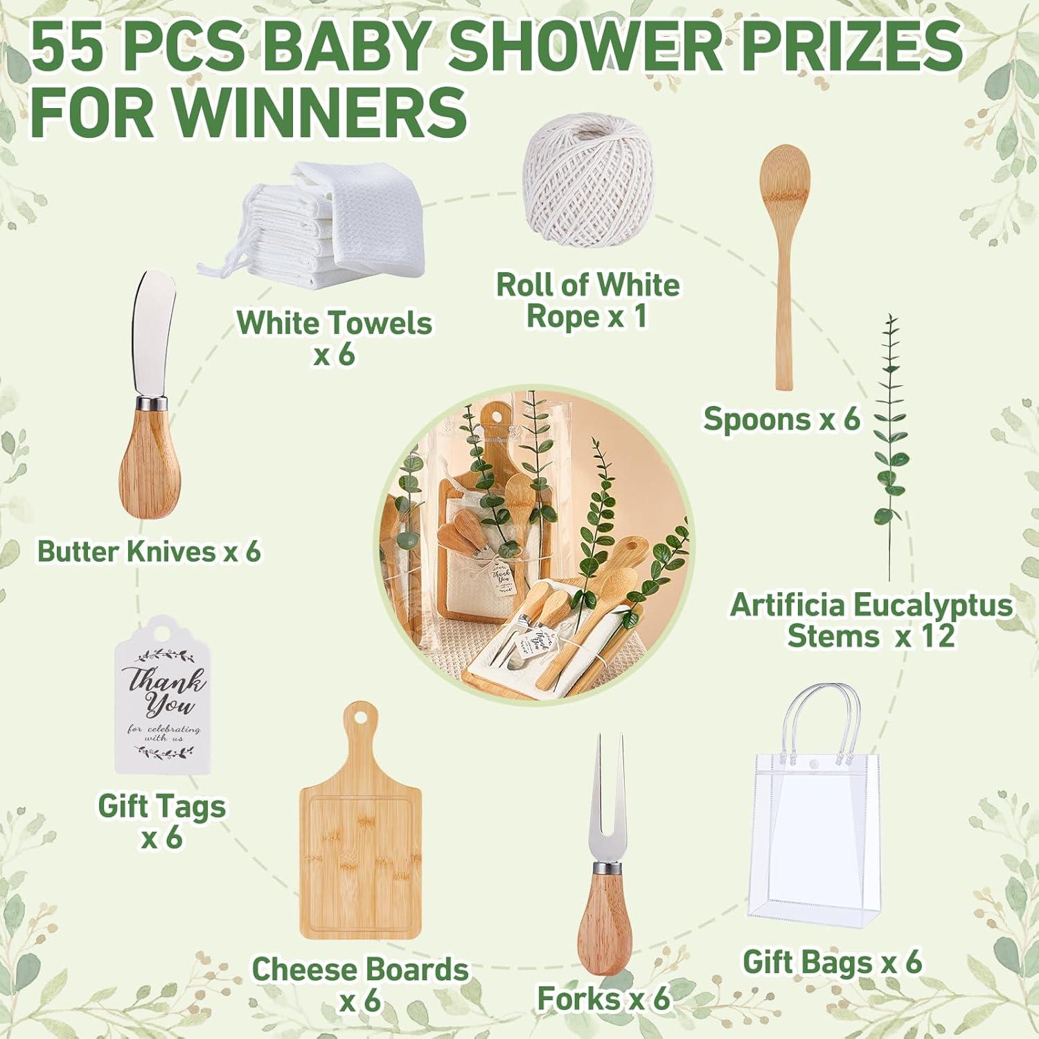 Conjunto de Regalos para Baby Shower 55 Piezas Rigibright