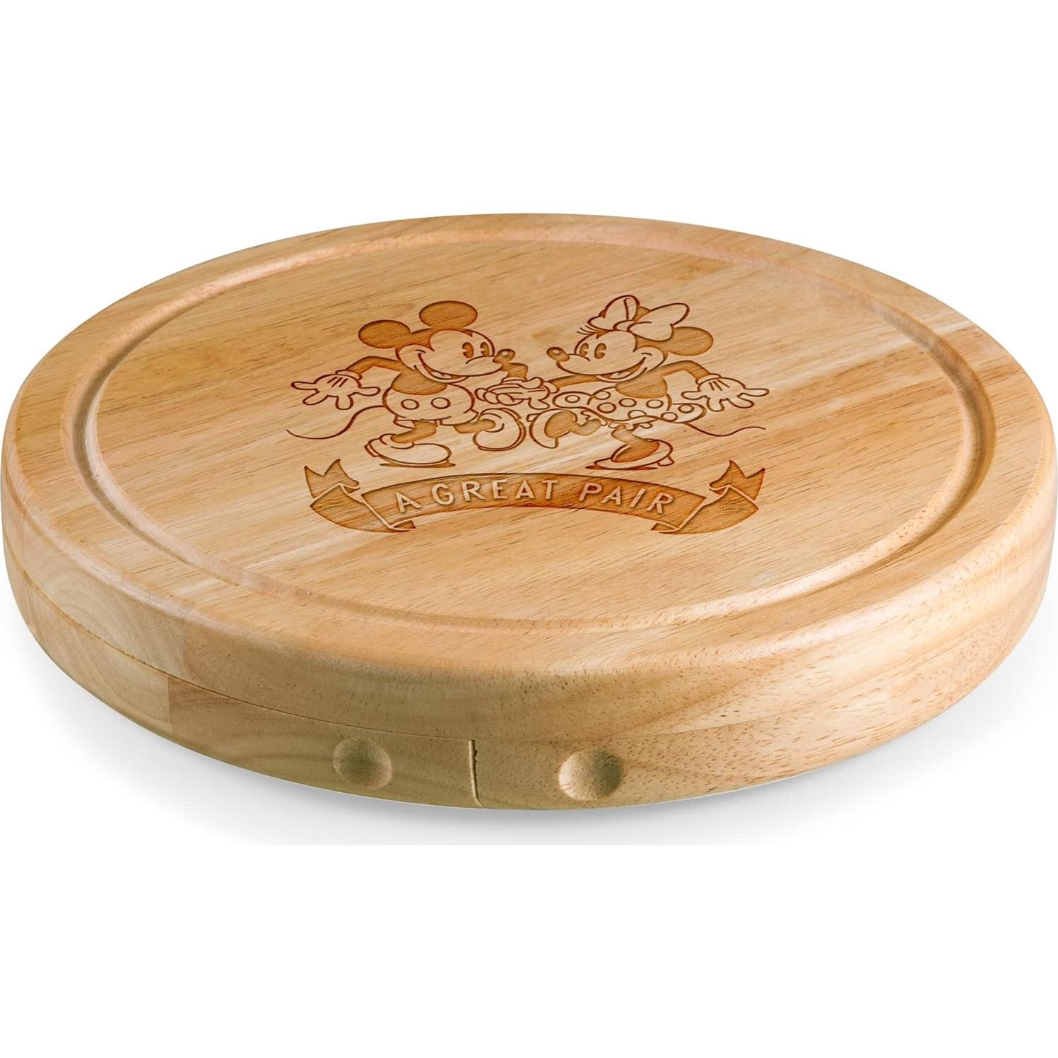 Tabla de Queso Mickey y Minnie Mouse Circo Picnic Time 25.9 cm