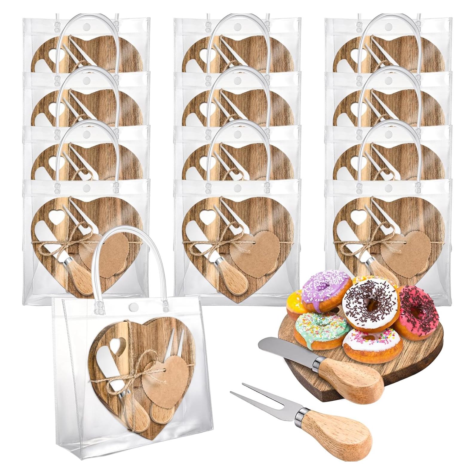 Set de 12 Tablas de Charcutería en Forma de Corazón Olgaa