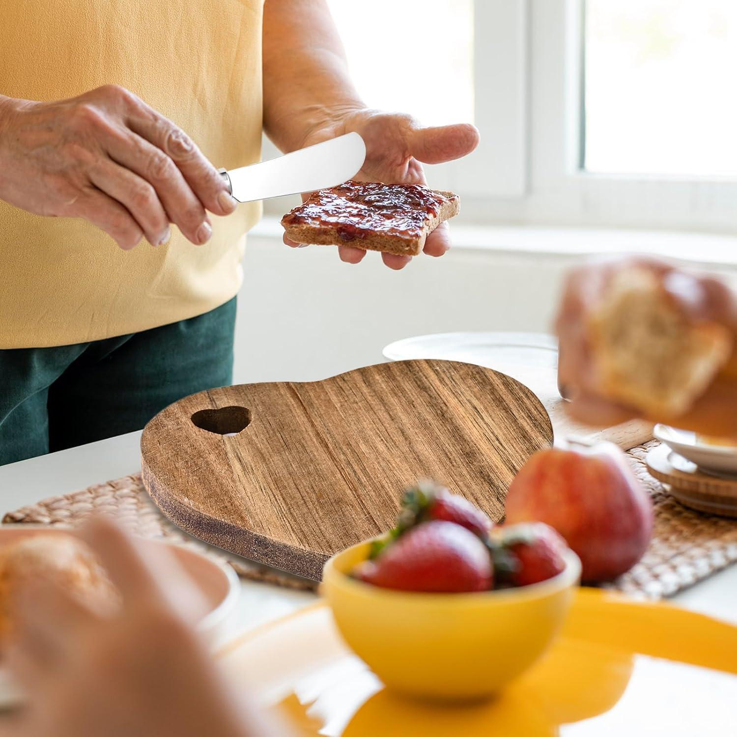 Set de 12 Tablas de Charcutería en Forma de Corazón Olgaa